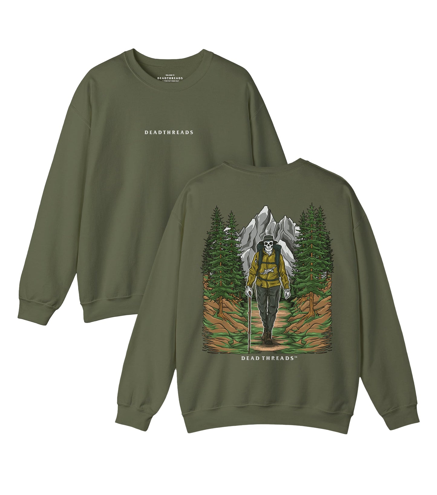 BONE VOYAGE - “DT ESSENTIAL" CREWNECK SWEATSHIRT – Sweatshirt – Dead Threads Apparel