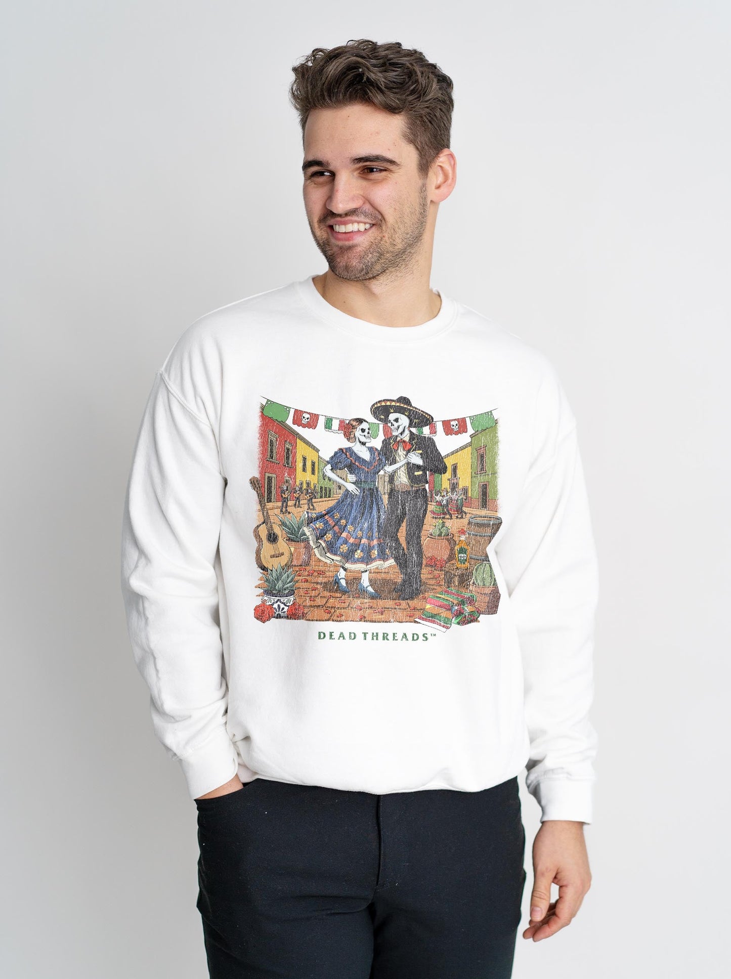 BONES Y BAILAR CREWNECK SWEATSHIRT – Sweatshirt – Dead Threads Apparel