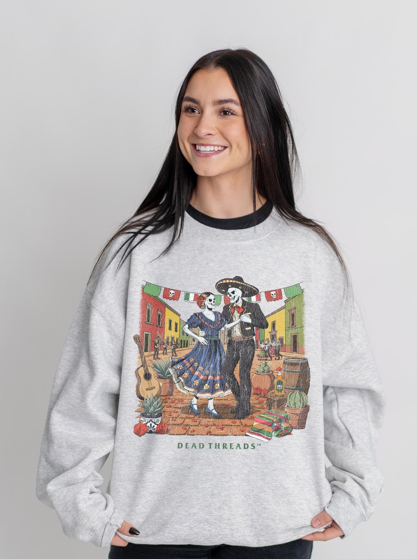 BONES Y BAILAR CREWNECK SWEATSHIRT – Sweatshirt – Dead Threads Apparel