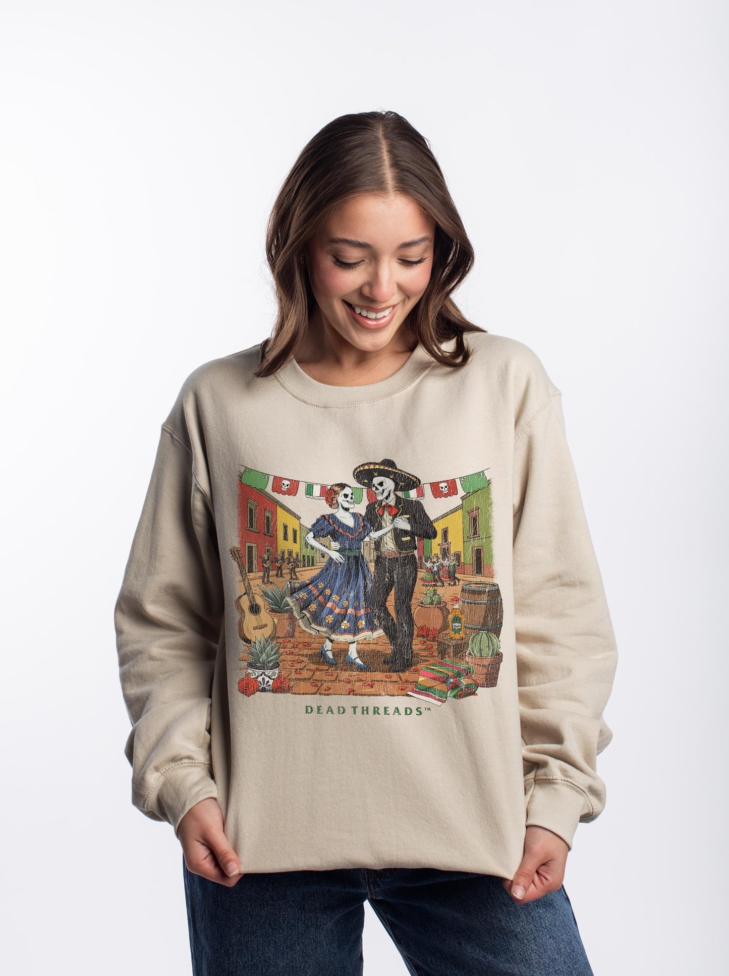 BONES Y BAILAR CREWNECK SWEATSHIRT – Sweatshirt – Dead Threads Apparel