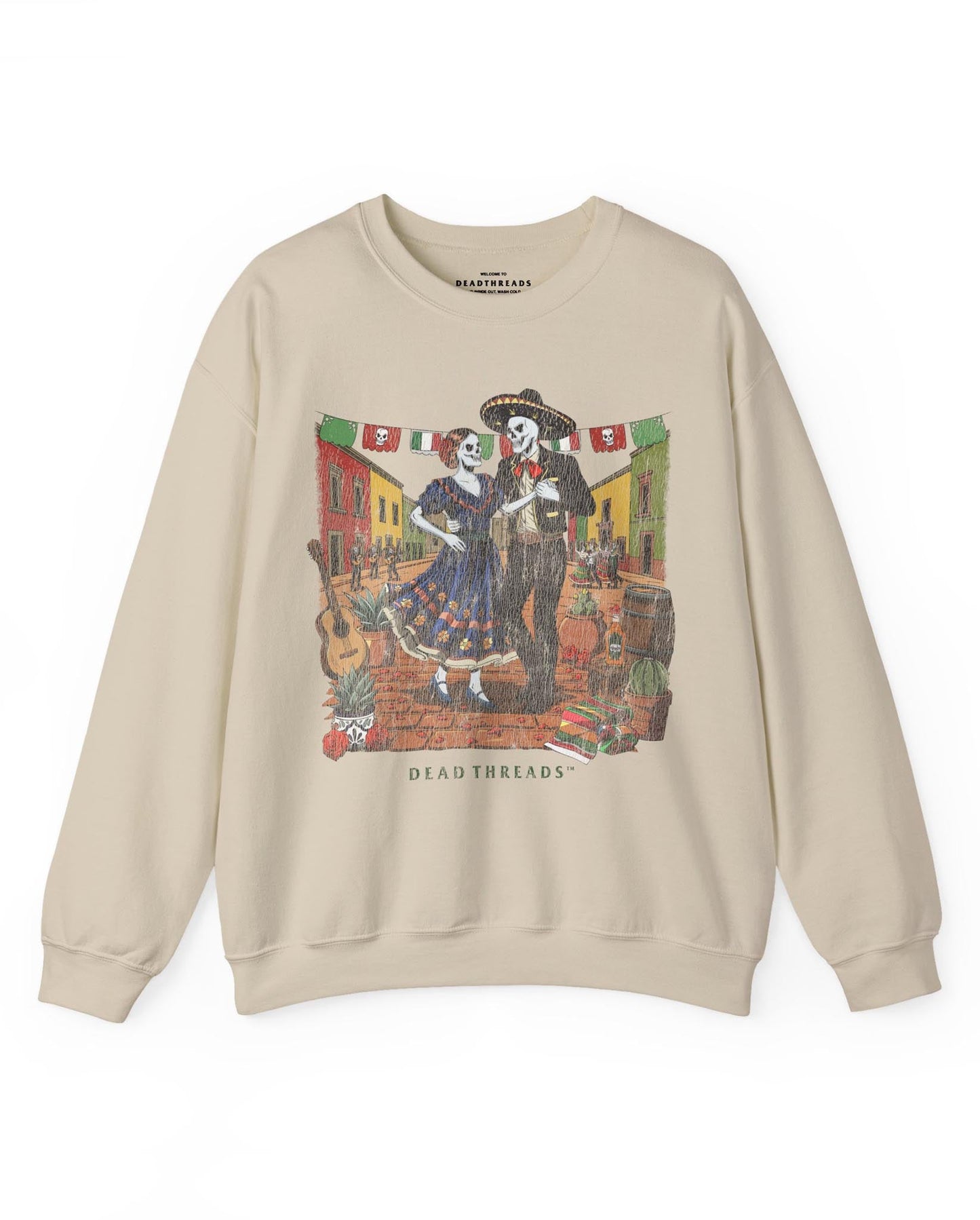 BONES Y BAILAR CREWNECK SWEATSHIRT – Sweatshirt – Dead Threads Apparel