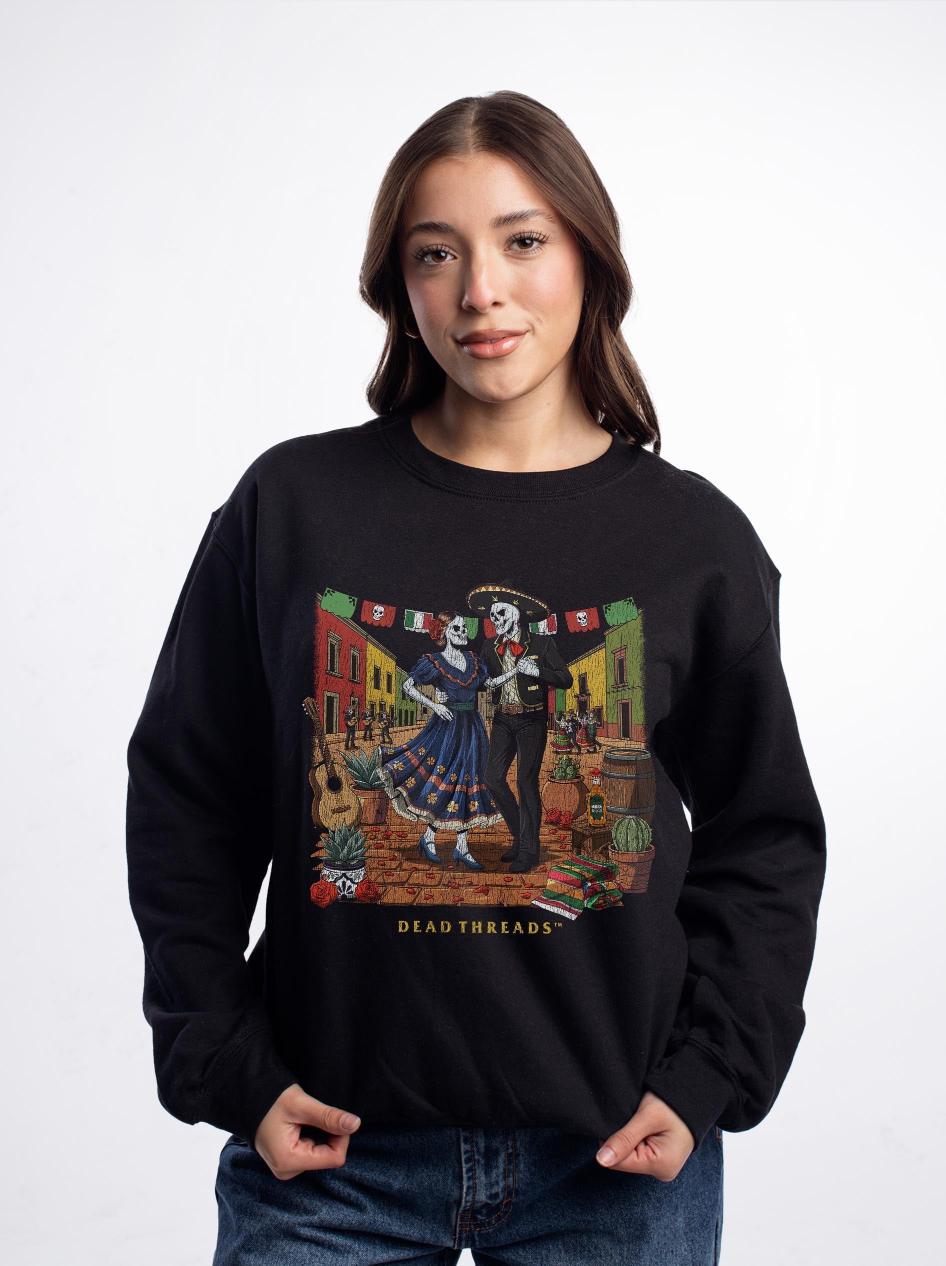 BONES Y BAILAR CREWNECK SWEATSHIRT – Sweatshirt – Dead Threads Apparel