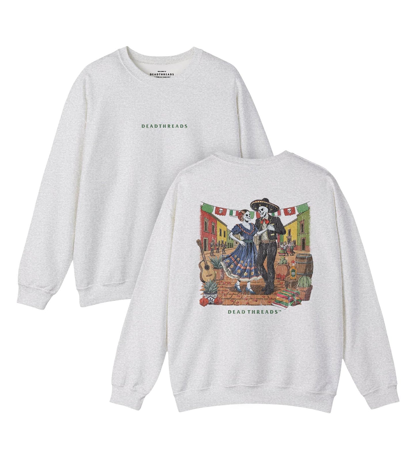 BONES Y BAILAR - “DT ESSENTIAL" CREWNECK SWEATSHIRT – Sweatshirt – Dead Threads Apparel