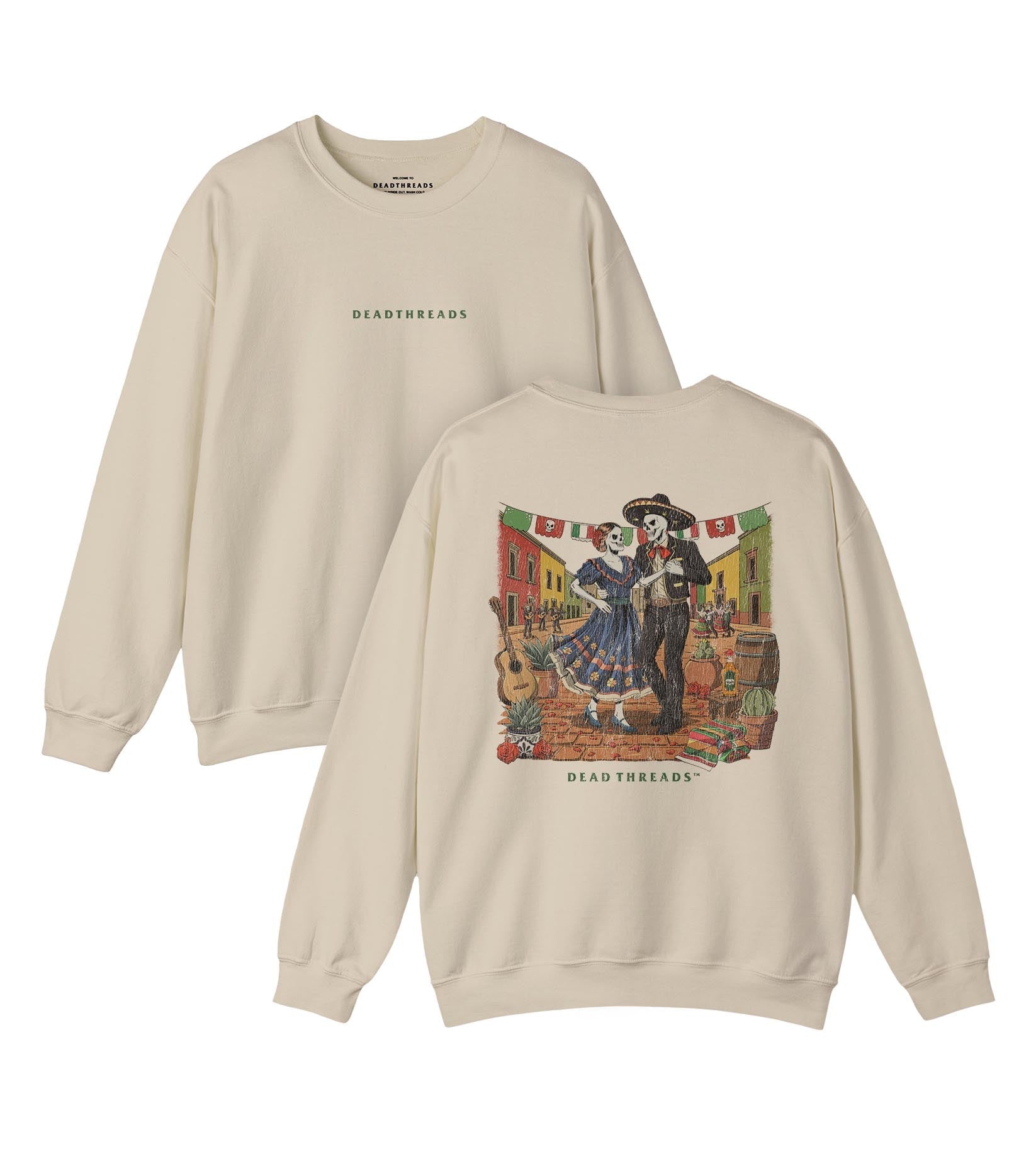 BONES Y BAILAR - “DT ESSENTIAL" CREWNECK SWEATSHIRT – Sweatshirt – Dead Threads Apparel