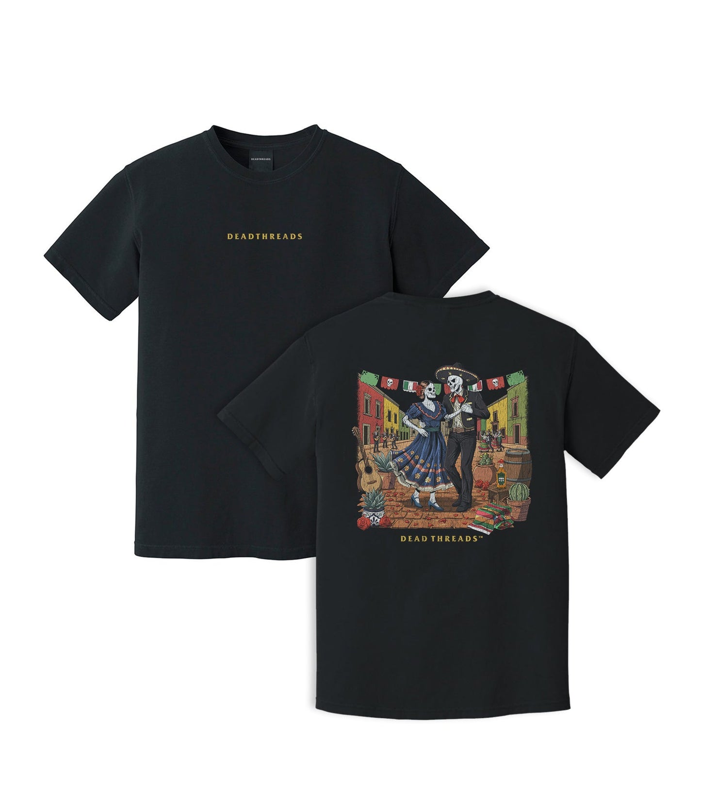 BONES Y BAILAR - “DT ESSENTIAL" PREMIUM T - SHIRT – T-Shirt – Dead Threads Apparel