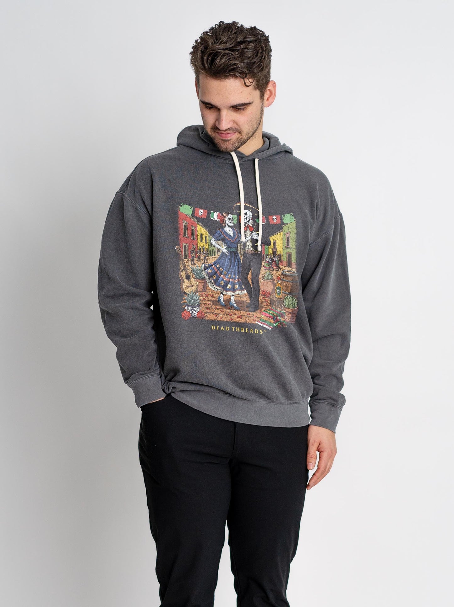 BONES Y BAILAR - LIGHTWEIGHT HOODIE – Lightweight – Dead Threads Apparel