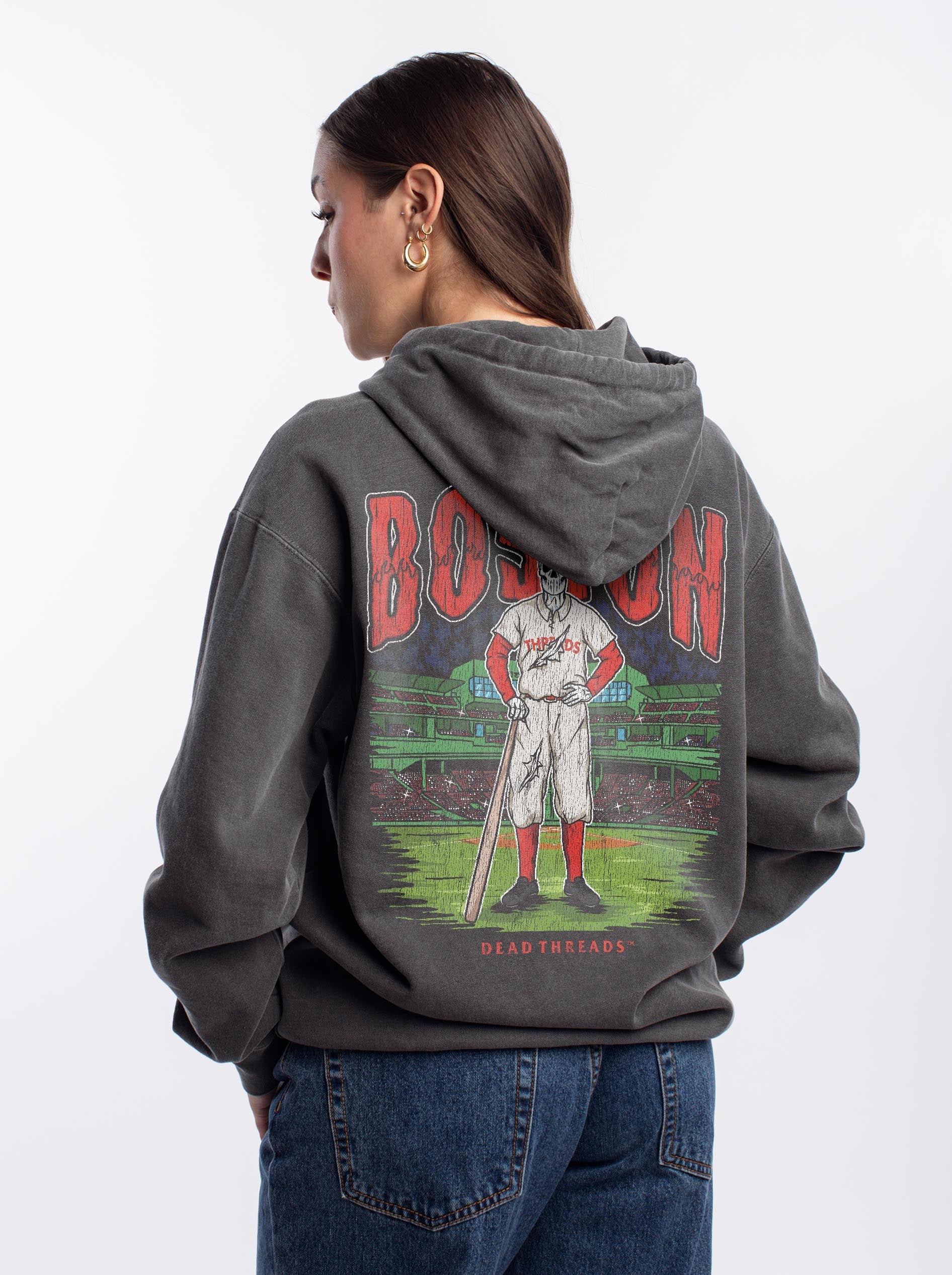 BOSTON BASEBALL - “DT ESSENTIAL" HOODIE – Hoodie – Dead Threads Apparel