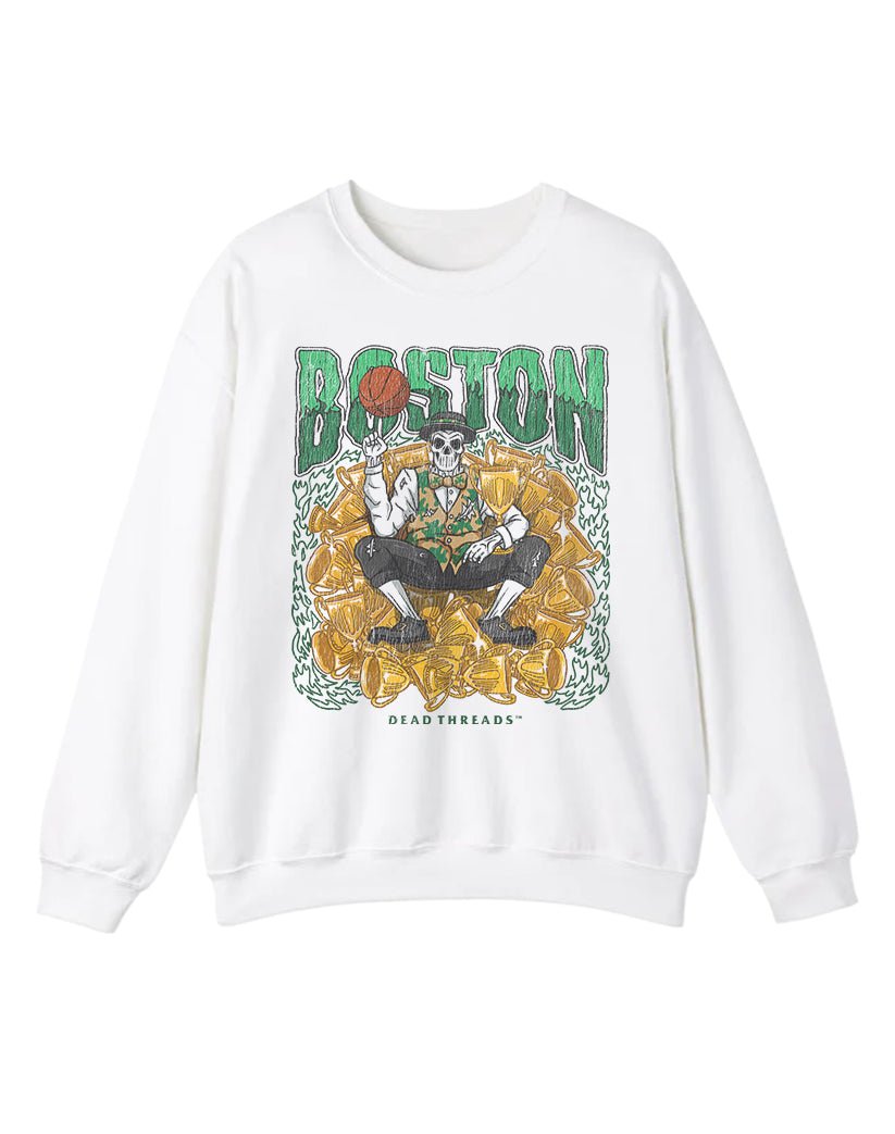 BOSTON BASKETBALL CREWNECK SWEATSHIRT – Sweatshirt – Dead Threads Apparel