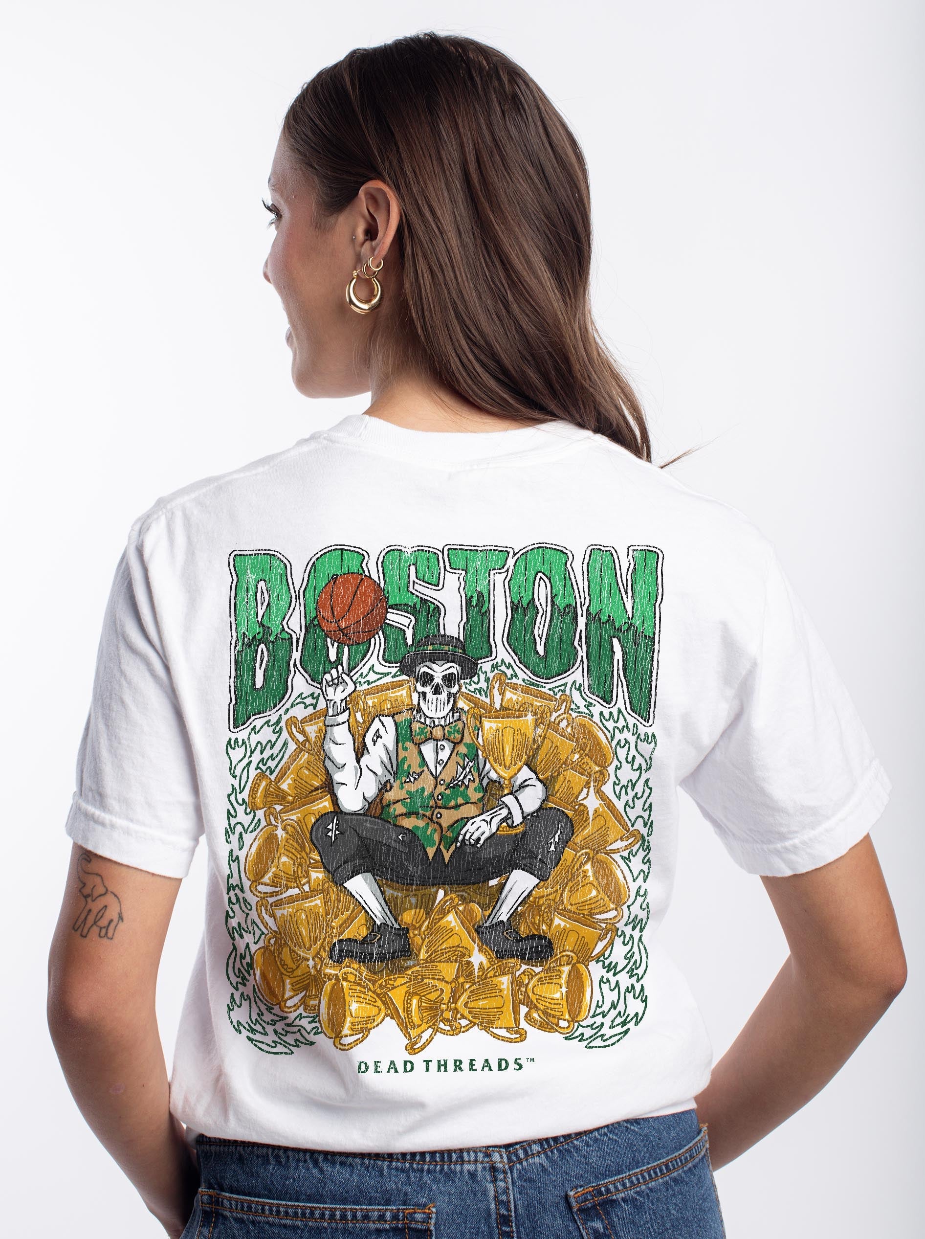 BOSTON BASKETBALL - “DT ESSENTIAL" PREMIUM T - SHIRT – T-Shirt – Dead Threads Apparel