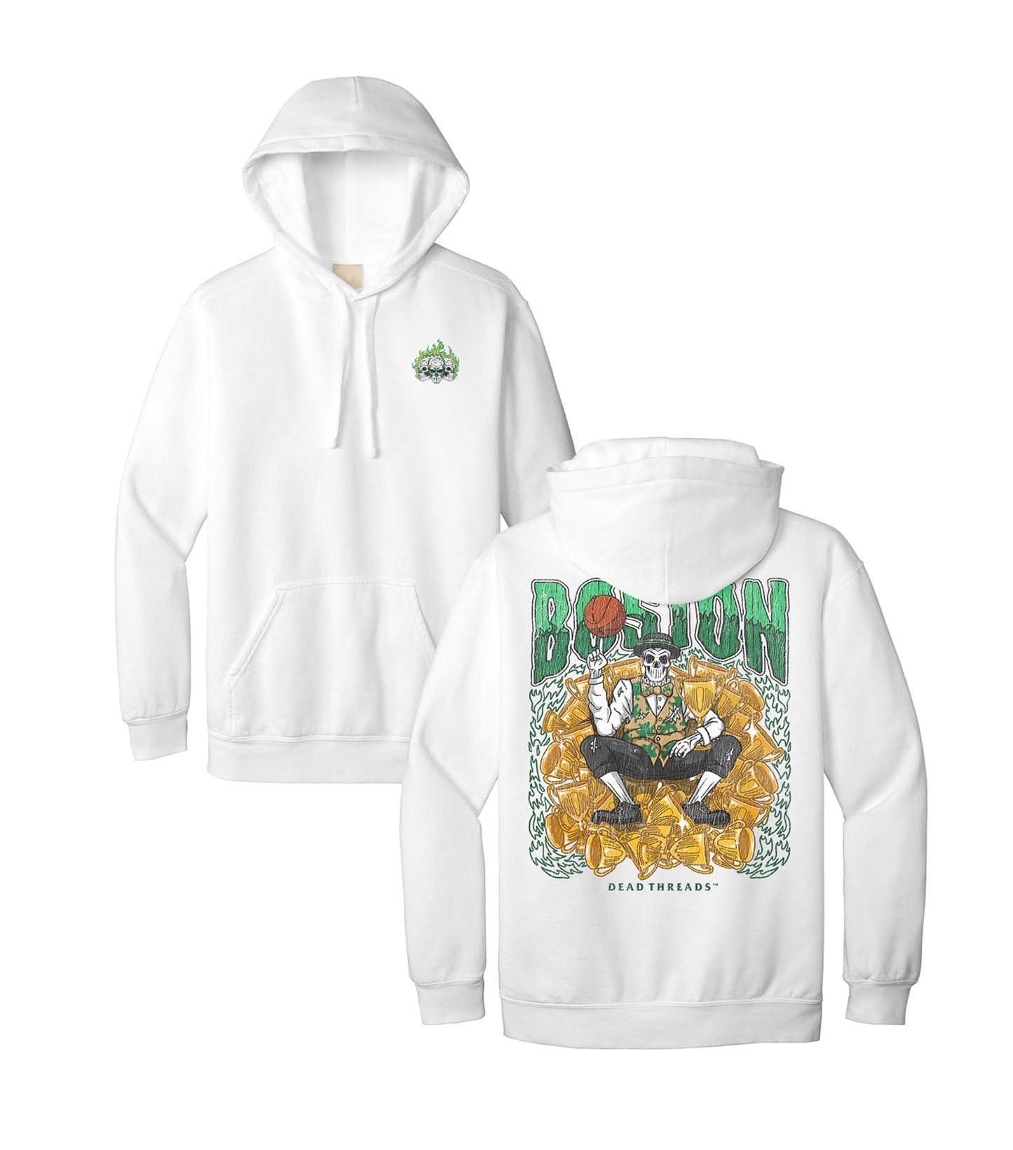 BOSTON BASKETBALL - HOODIE – Hoodie – Dead Threads Apparel