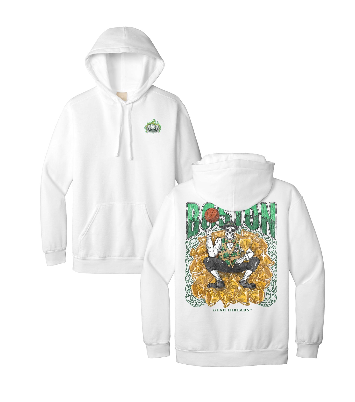 BOSTON BASKETBALL - HOODIE – Hoodie – Dead Threads Apparel