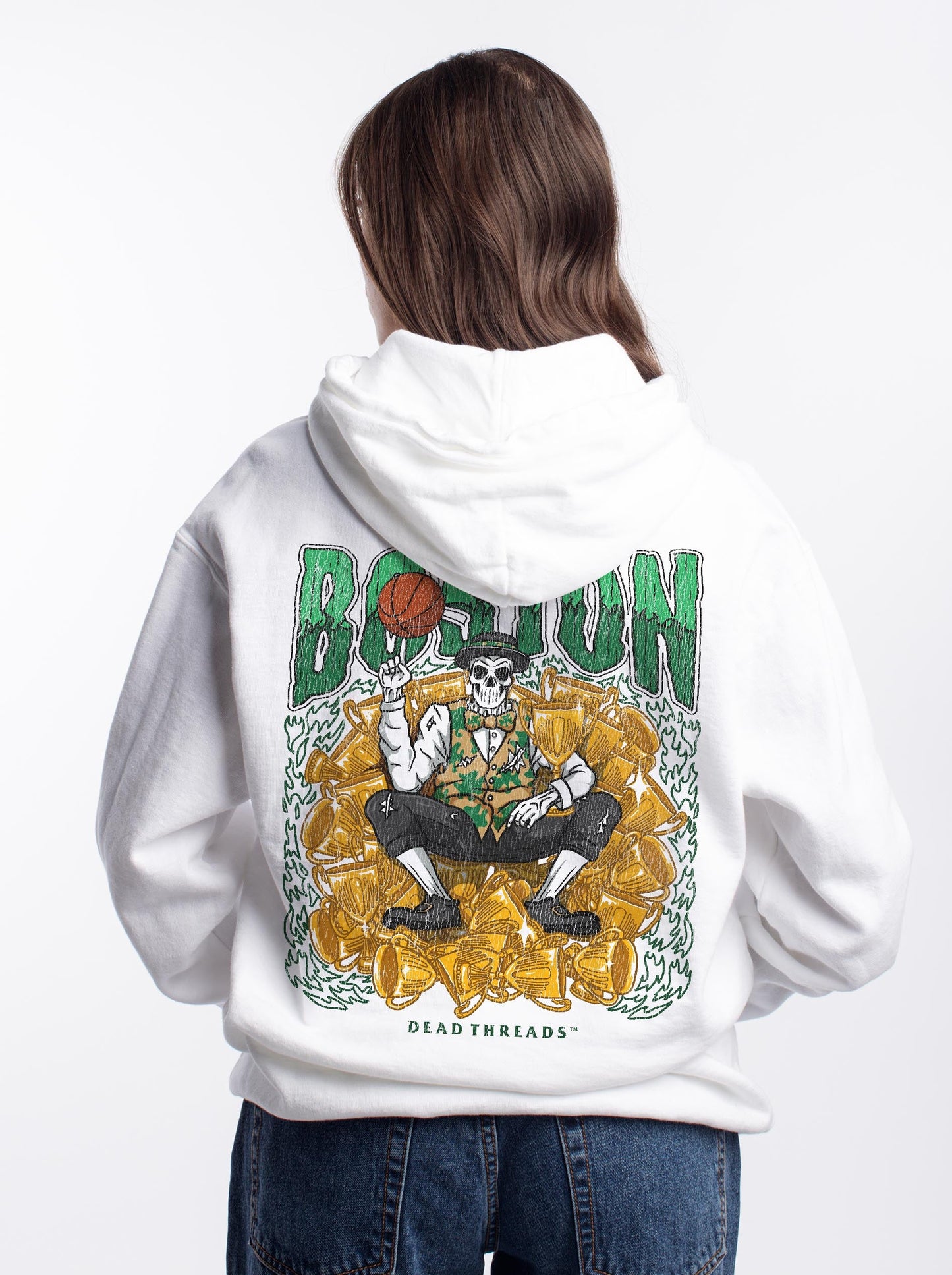 BOSTON BASKETBALL - HOODIE – Hoodie – Dead Threads Apparel