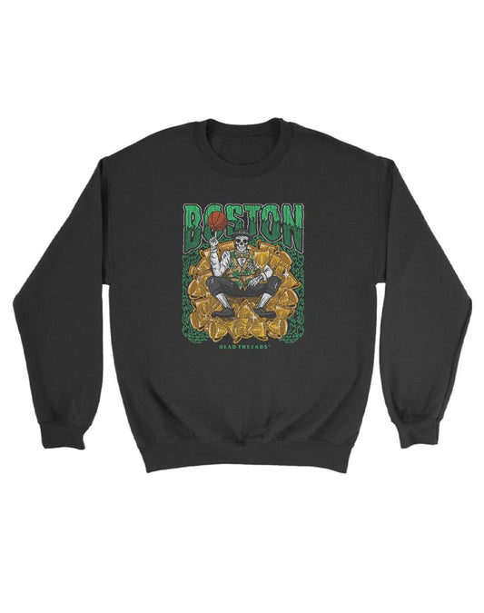 BOSTON BASKETBALL KIDS CREWNECK SWEATSHIRT – Kids clothes – Dead Threads Apparel