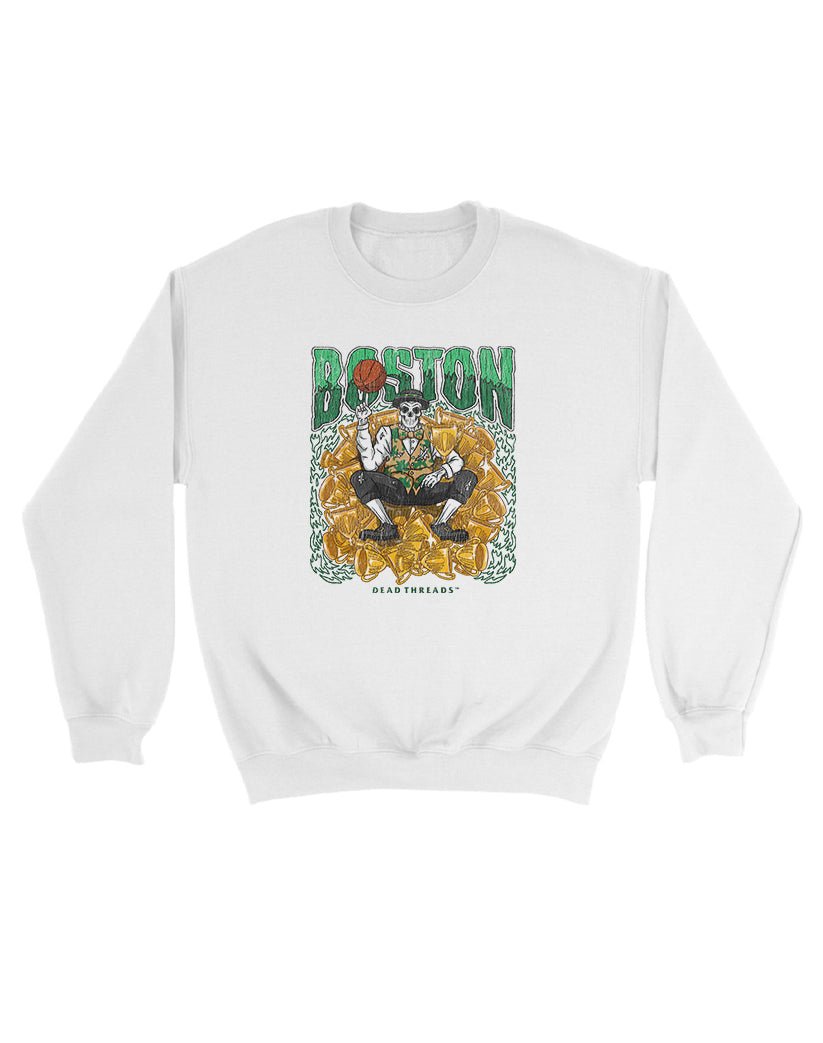 BOSTON BASKETBALL KIDS CREWNECK SWEATSHIRT – Kids clothes – Dead Threads Apparel