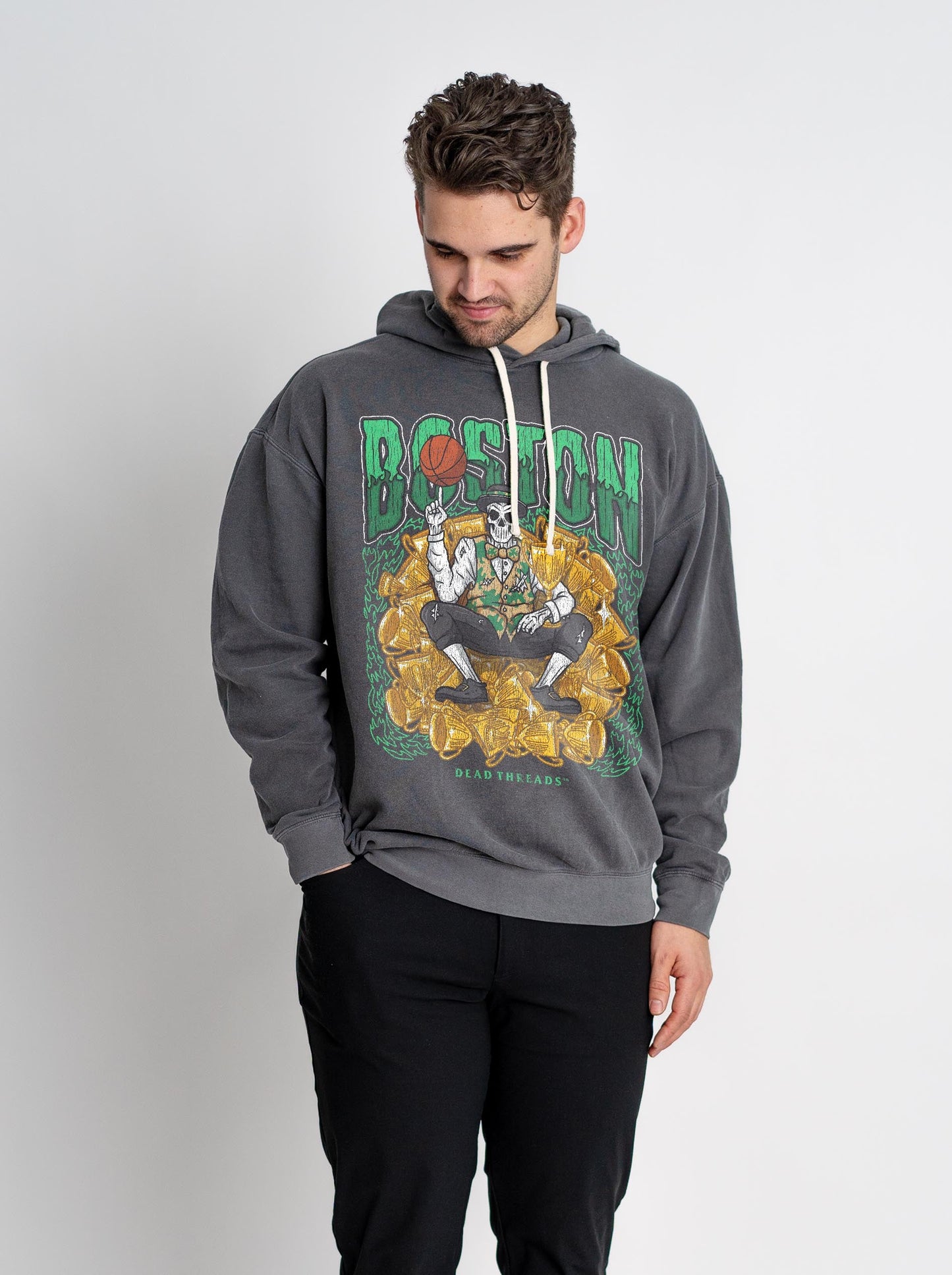BOSTON BASKETBALL - LIGHTWEIGHT HOODIE – Lightweight – Dead Threads Apparel