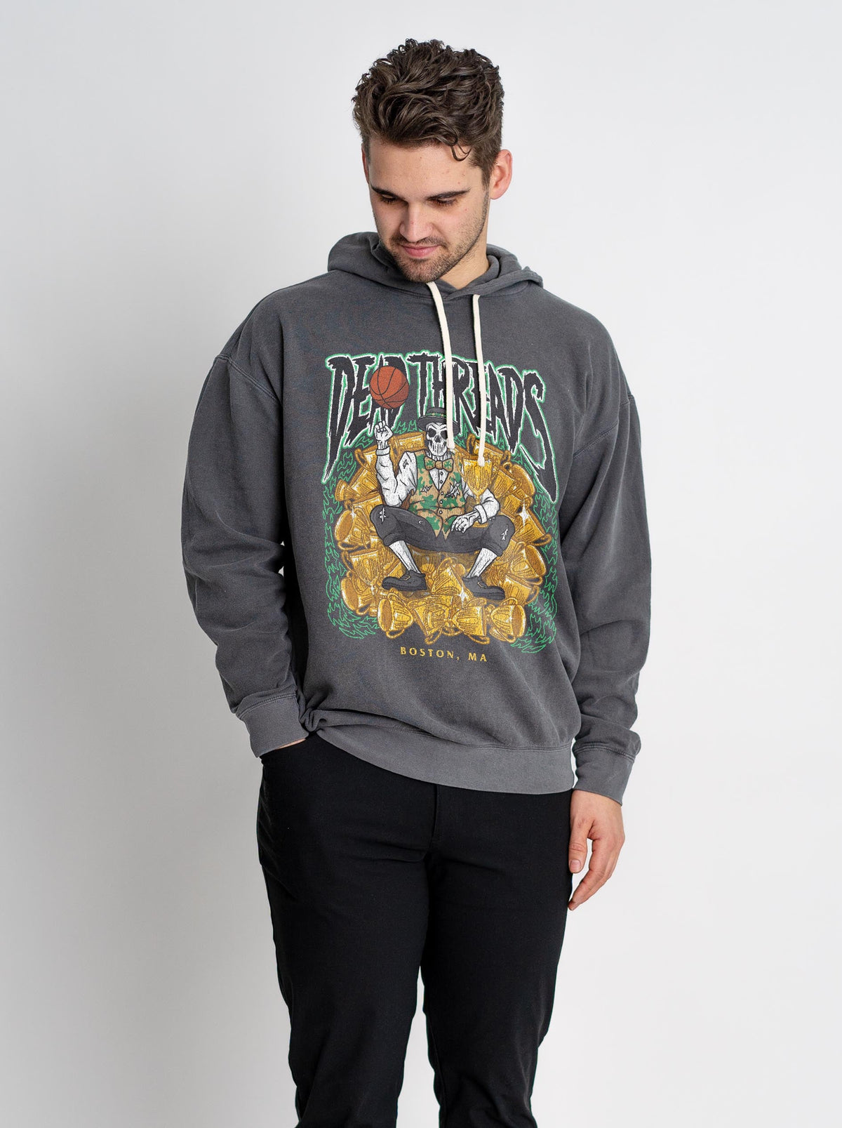 BOSTON BASKETBALL - LIGHTWEIGHT HOODIE – Lightweight – Dead Threads Apparel