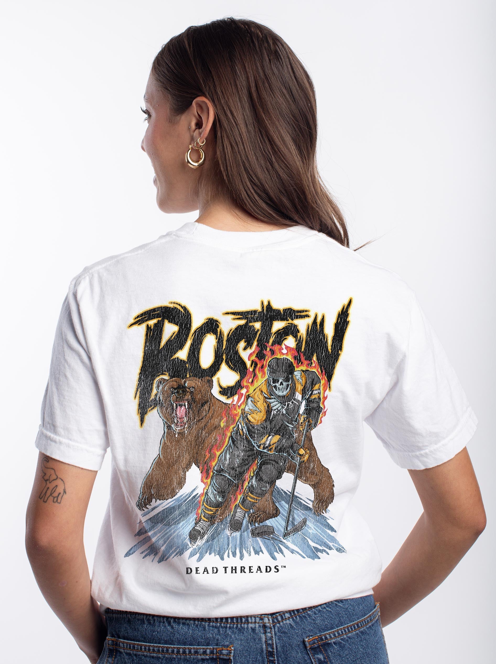 BOSTON HOCKEY - “DT ESSENTIAL" PREMIUM T - SHIRT – T-Shirt – Dead Threads Apparel
