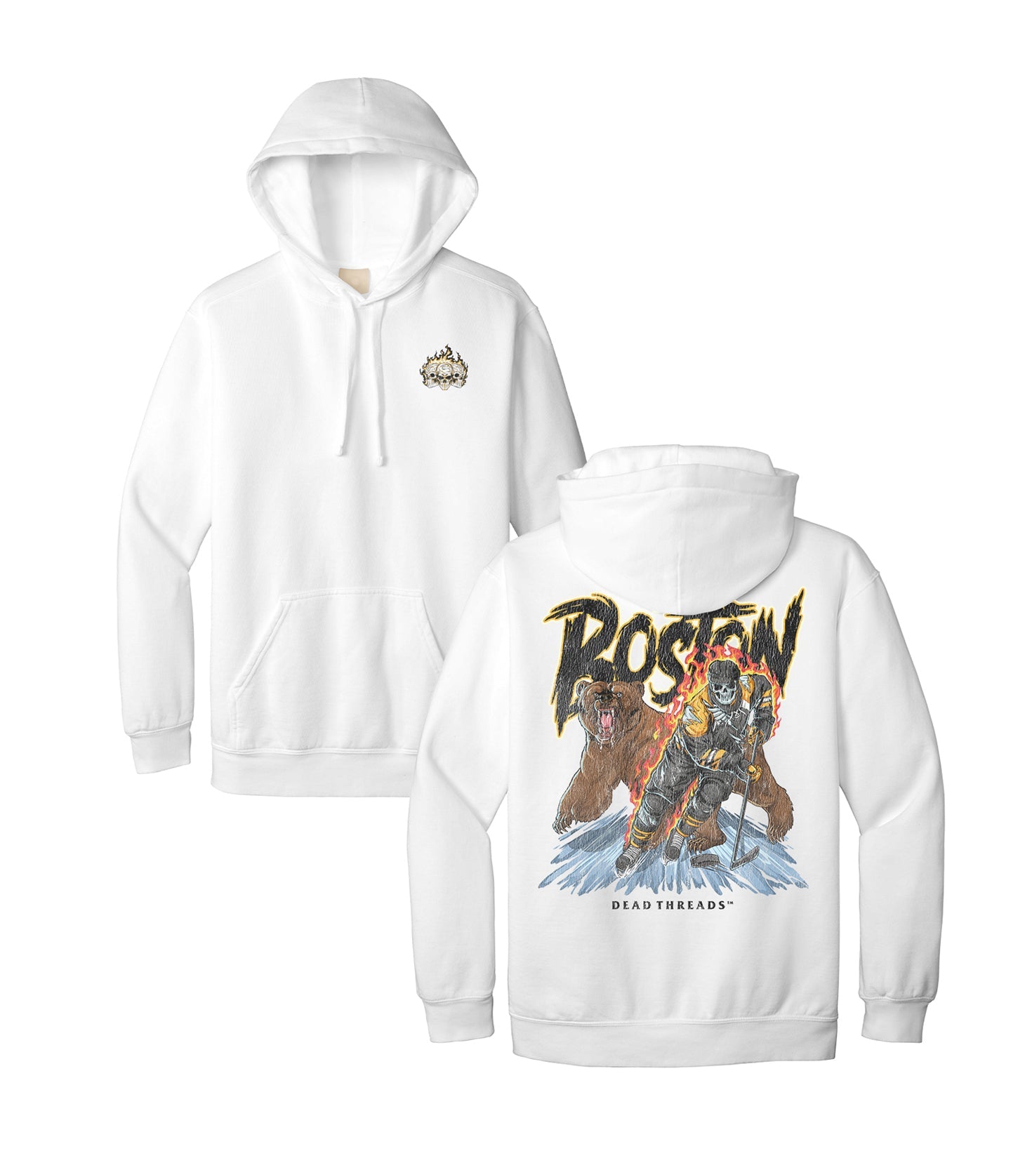 BOSTON HOCKEY - HOODIE – Hoodie – Dead Threads Apparel