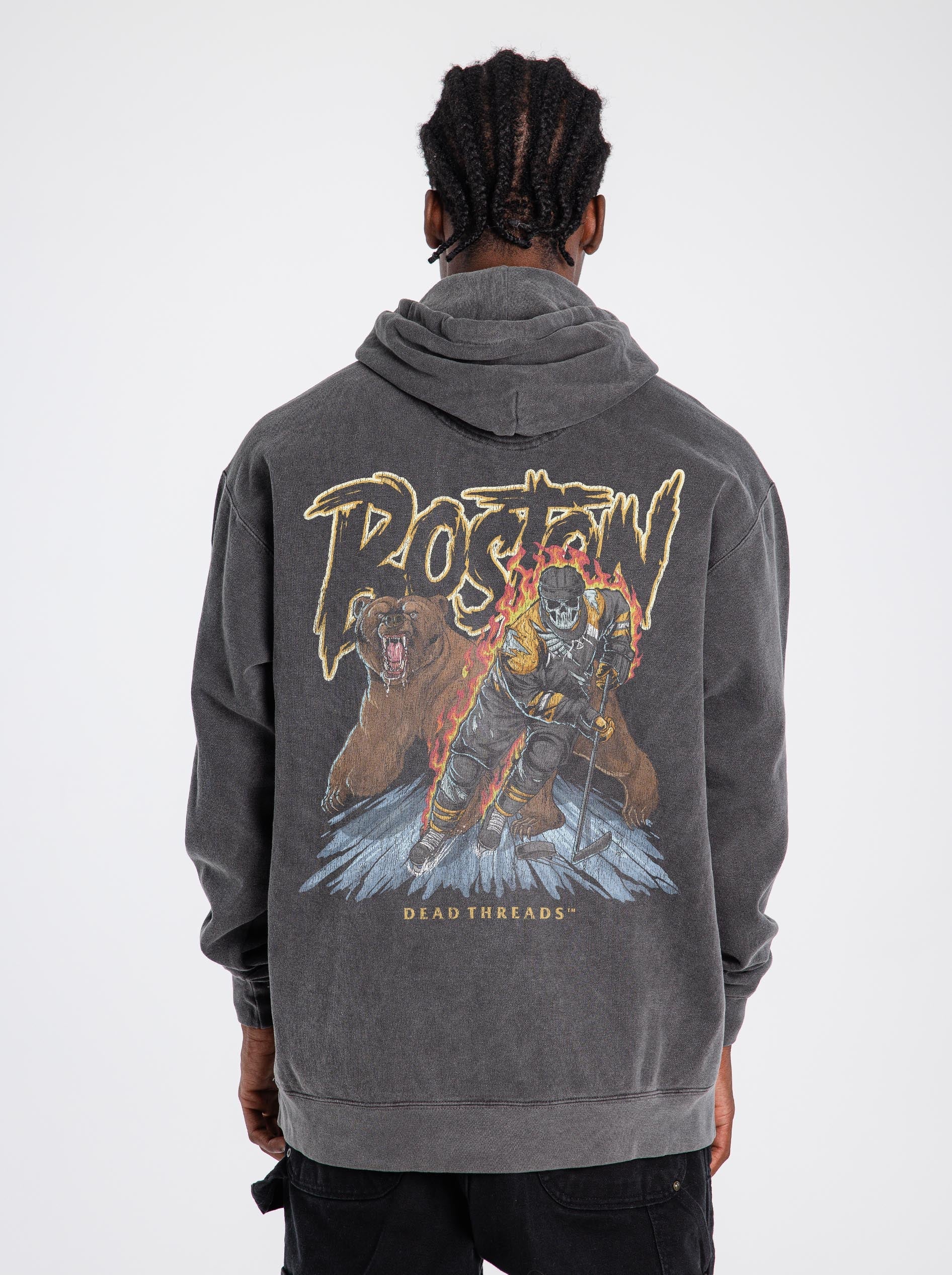 BOSTON HOCKEY - HOODIE – Hoodie – Dead Threads Apparel