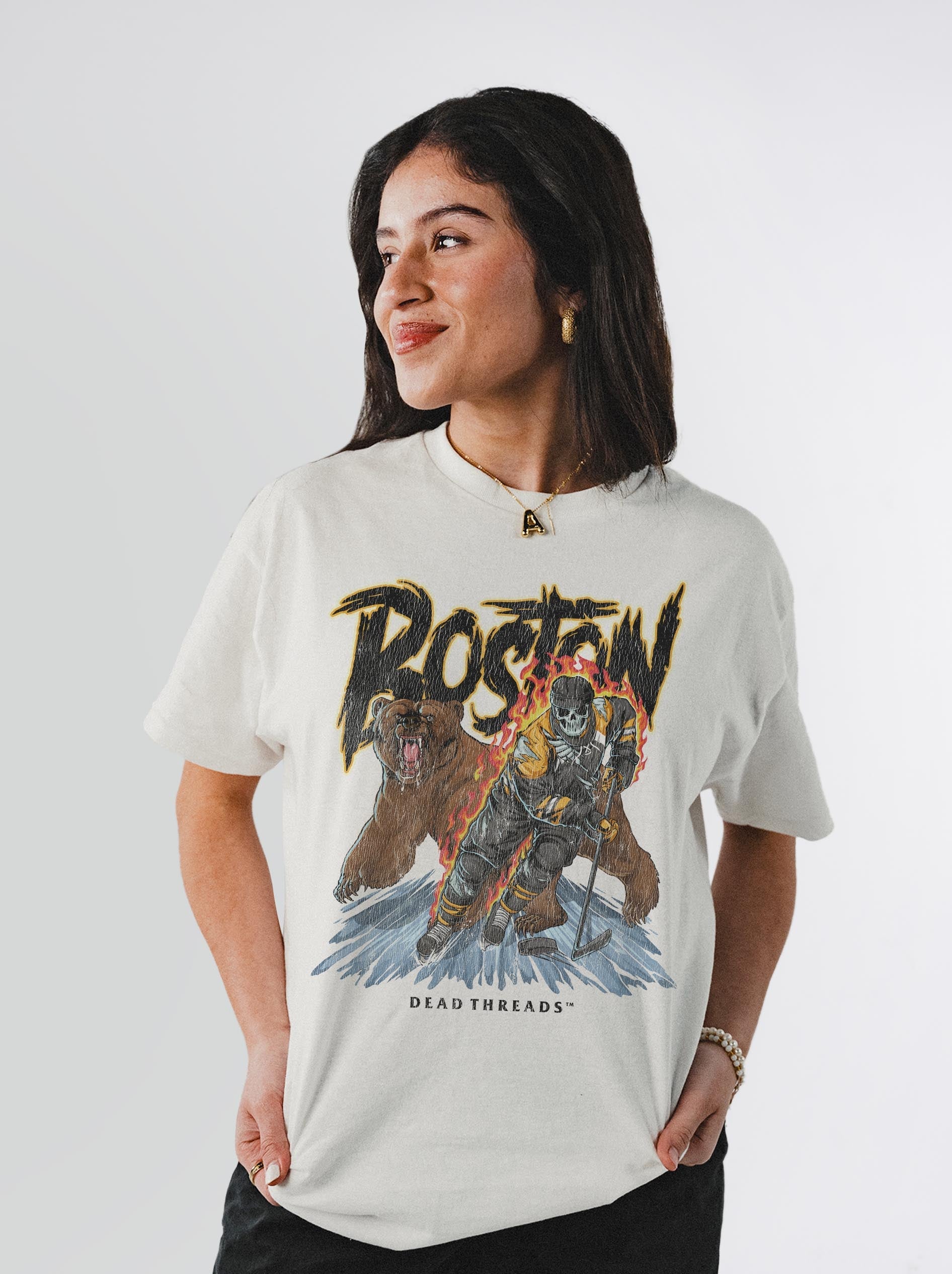 BOSTON HOCKEY – T-Shirt – Dead Threads Apparel