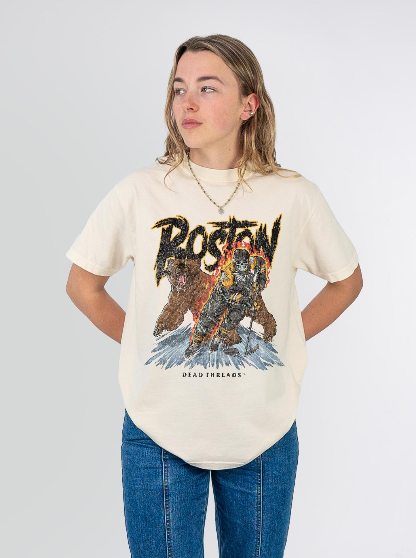 BOSTON HOCKEY – T-Shirt – Dead Threads Apparel
