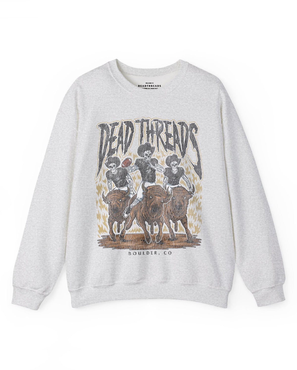 BOULDER FOOTBALL - CREWNECK SWEATSHIRT – Sweatshirt – Dead Threads Apparel