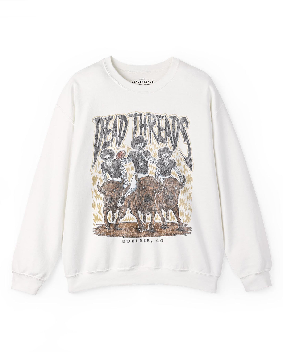 BOULDER FOOTBALL - CREWNECK SWEATSHIRT – Sweatshirt – Dead Threads Apparel