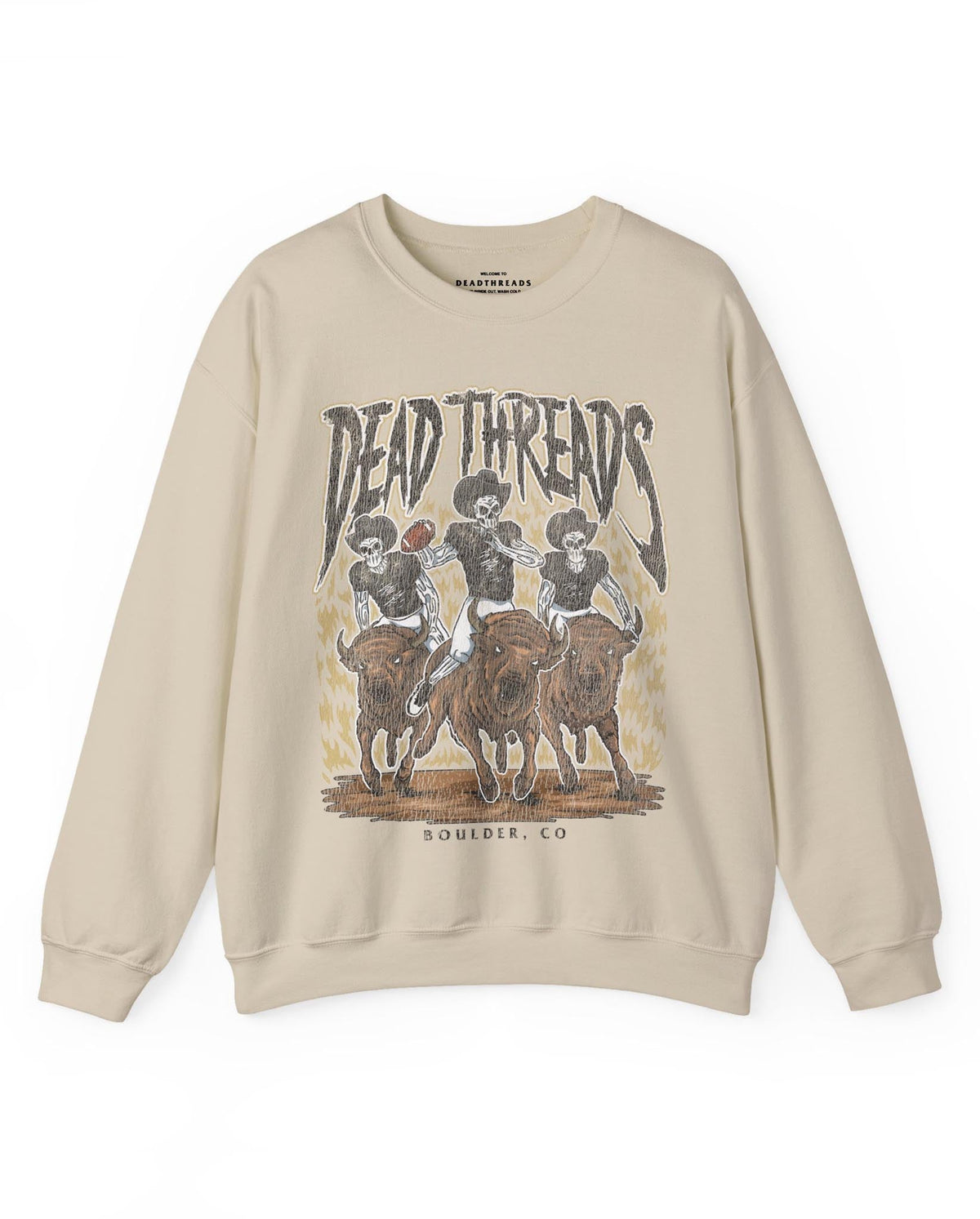 BOULDER FOOTBALL - CREWNECK SWEATSHIRT – Sweatshirt – Dead Threads Apparel