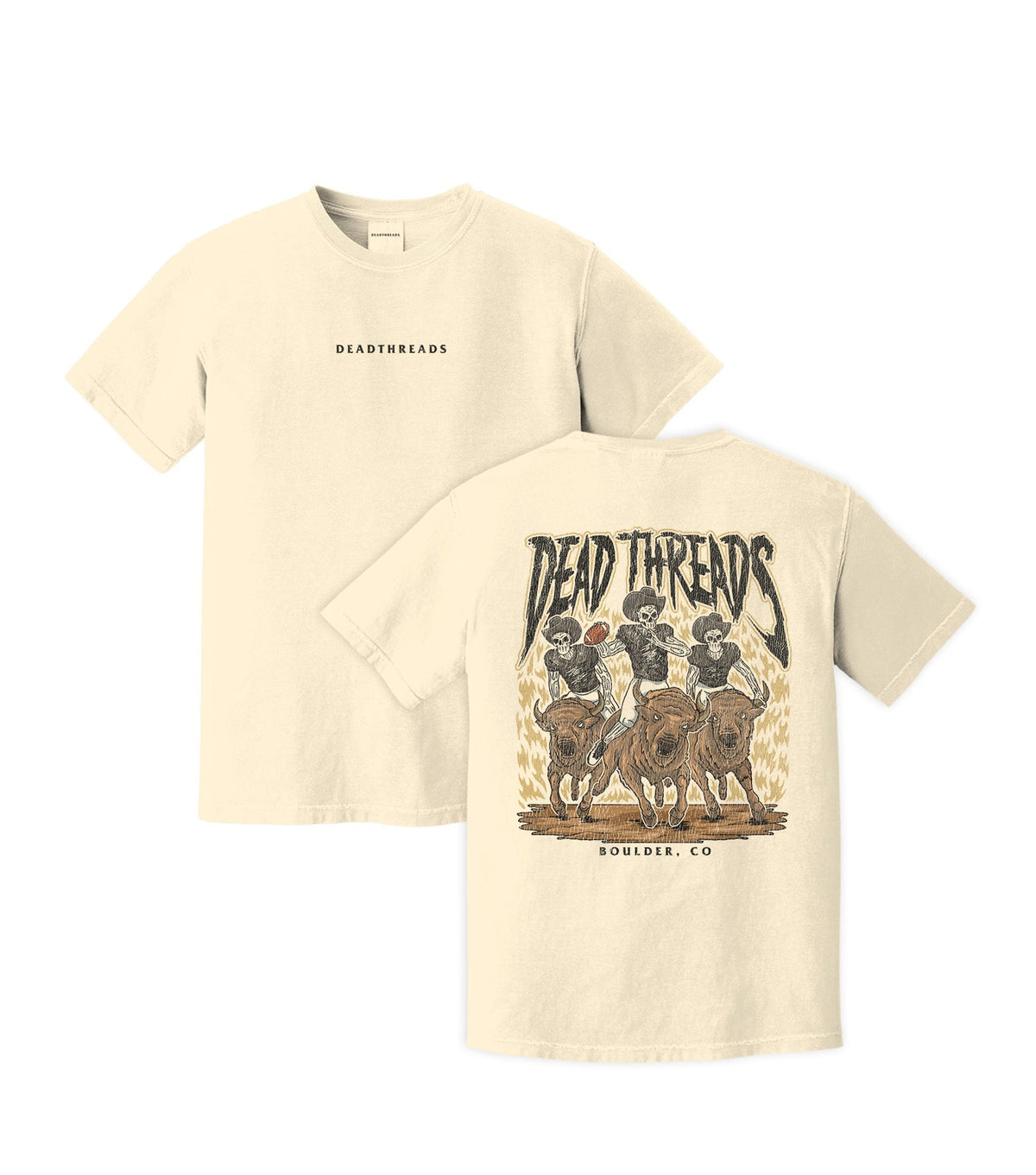 BOULDER FOOTBALL - “DT ESSENTIAL" PREMIUM T-SHIRT – T-Shirt – Dead Threads Apparel