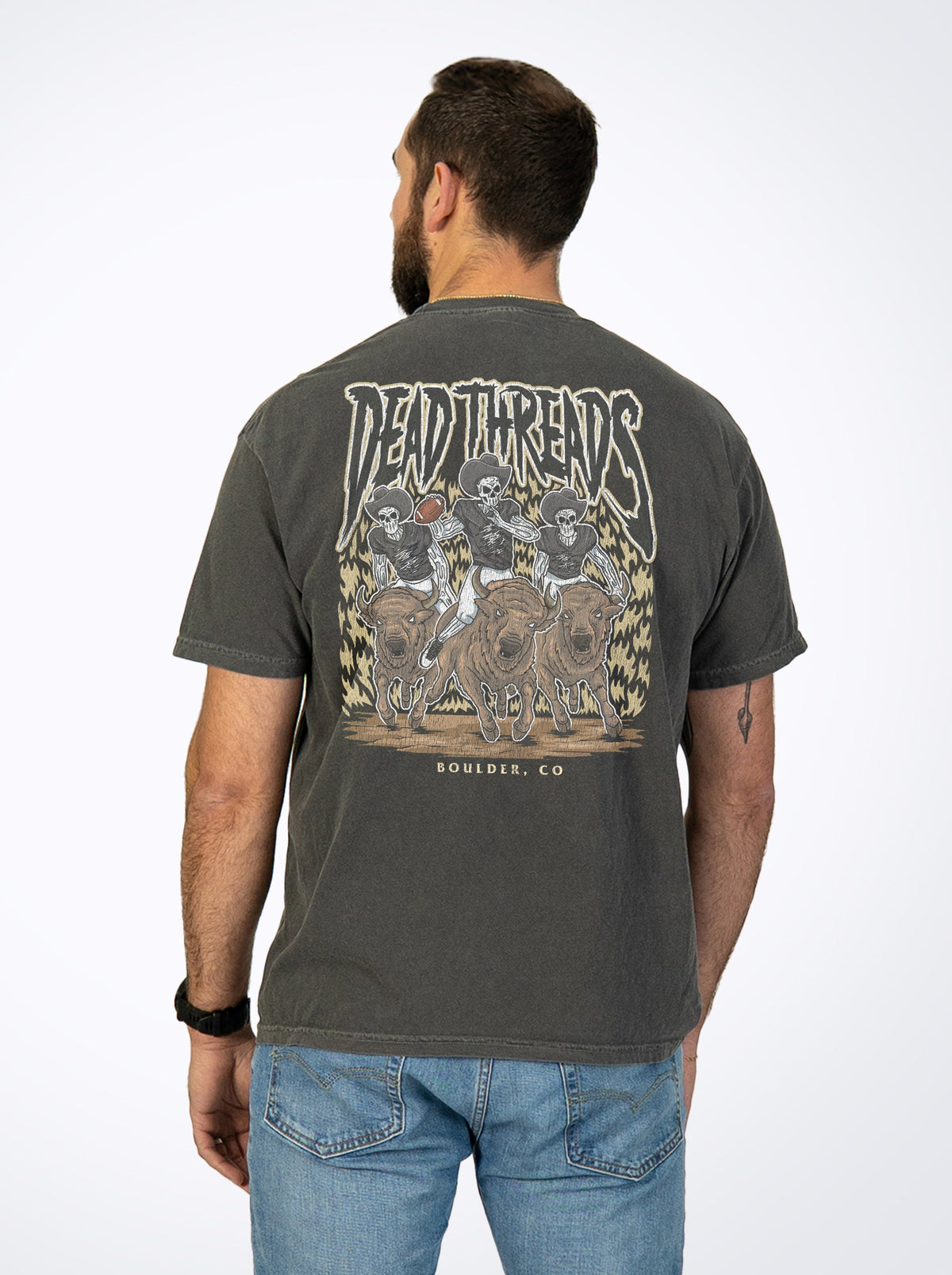 BOULDER FOOTBALL - “DT ESSENTIAL" PREMIUM T-SHIRT – T-Shirt – Dead Threads Apparel