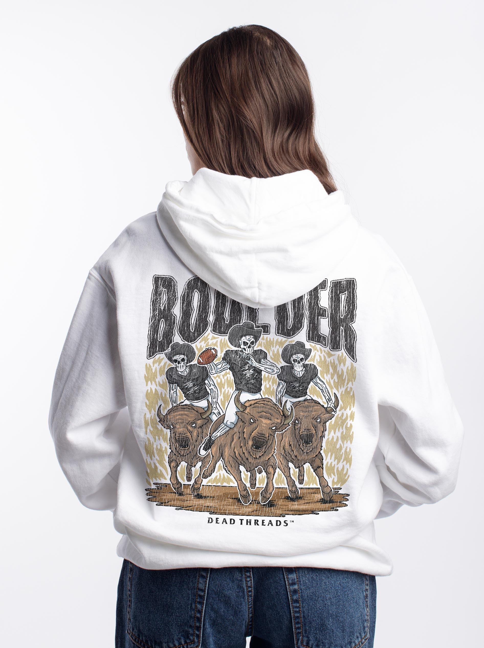 BOULDER FOOTBALL - HOODIE – Hoodie – Dead Threads Apparel