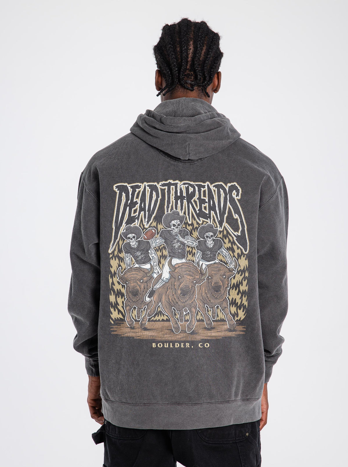 BOULDER FOOTBALL - HOODIE – Hoodie – Dead Threads Apparel