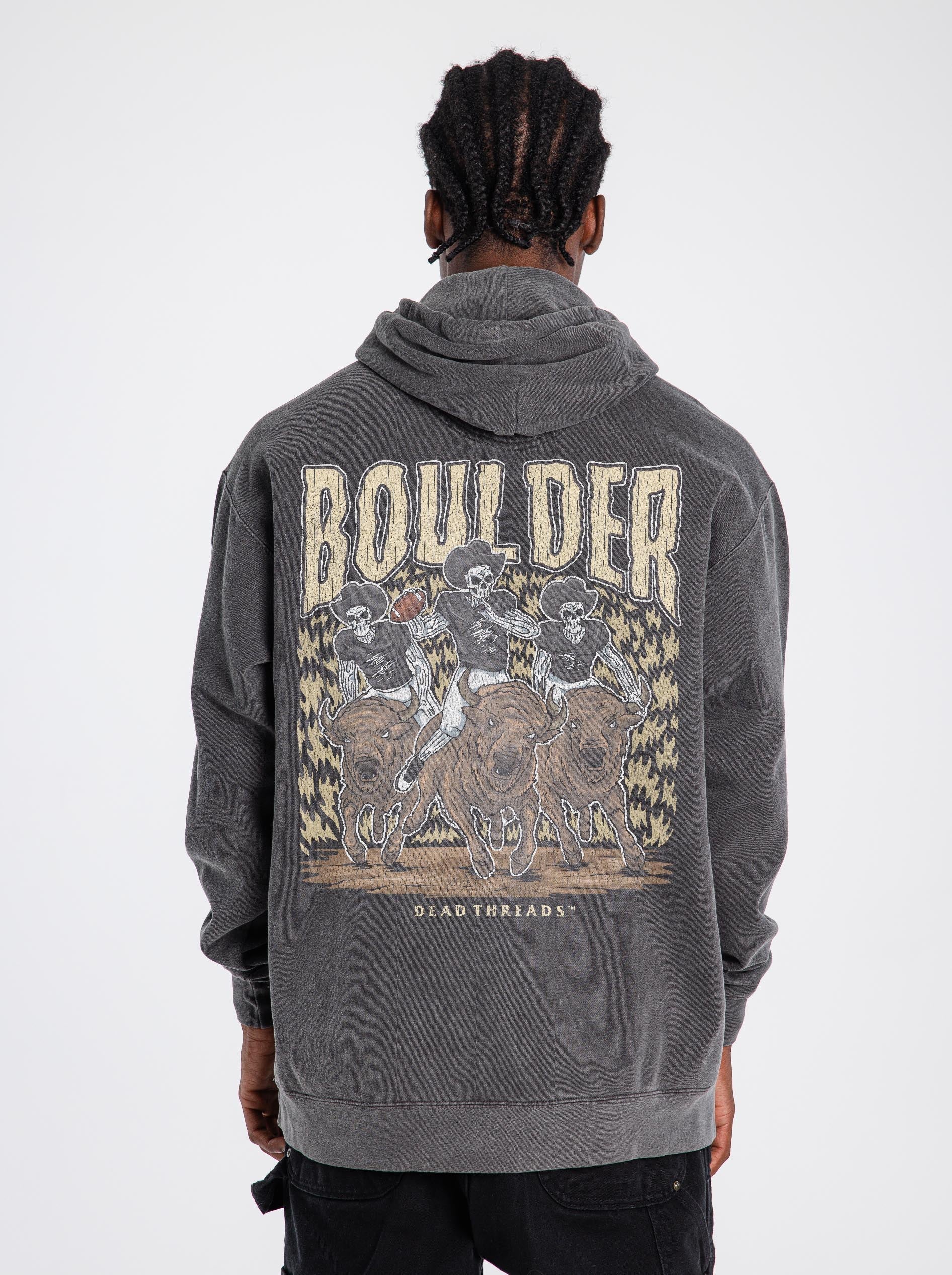 BOULDER FOOTBALL - HOODIE – Hoodie – Dead Threads Apparel