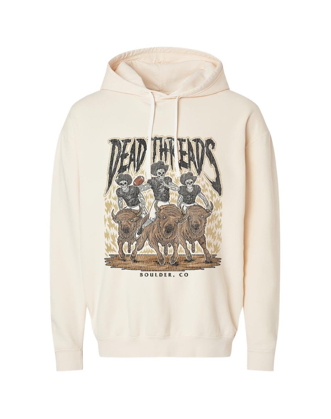BOULDER FOOTBALL - LIGHTWEIGHT HOODIE – Lightweight – Dead Threads Apparel