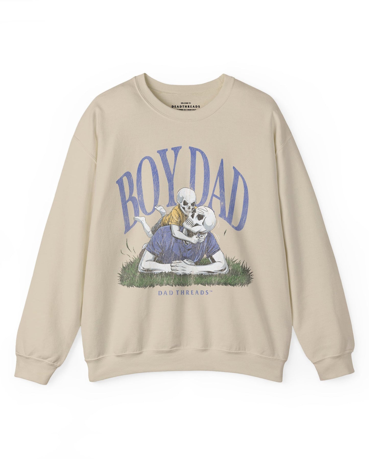 BOY DAD v1 (SOLO PROJECT) - CREWNECK SWEATSHIRT – Sweatshirt – Dead Threads Apparel