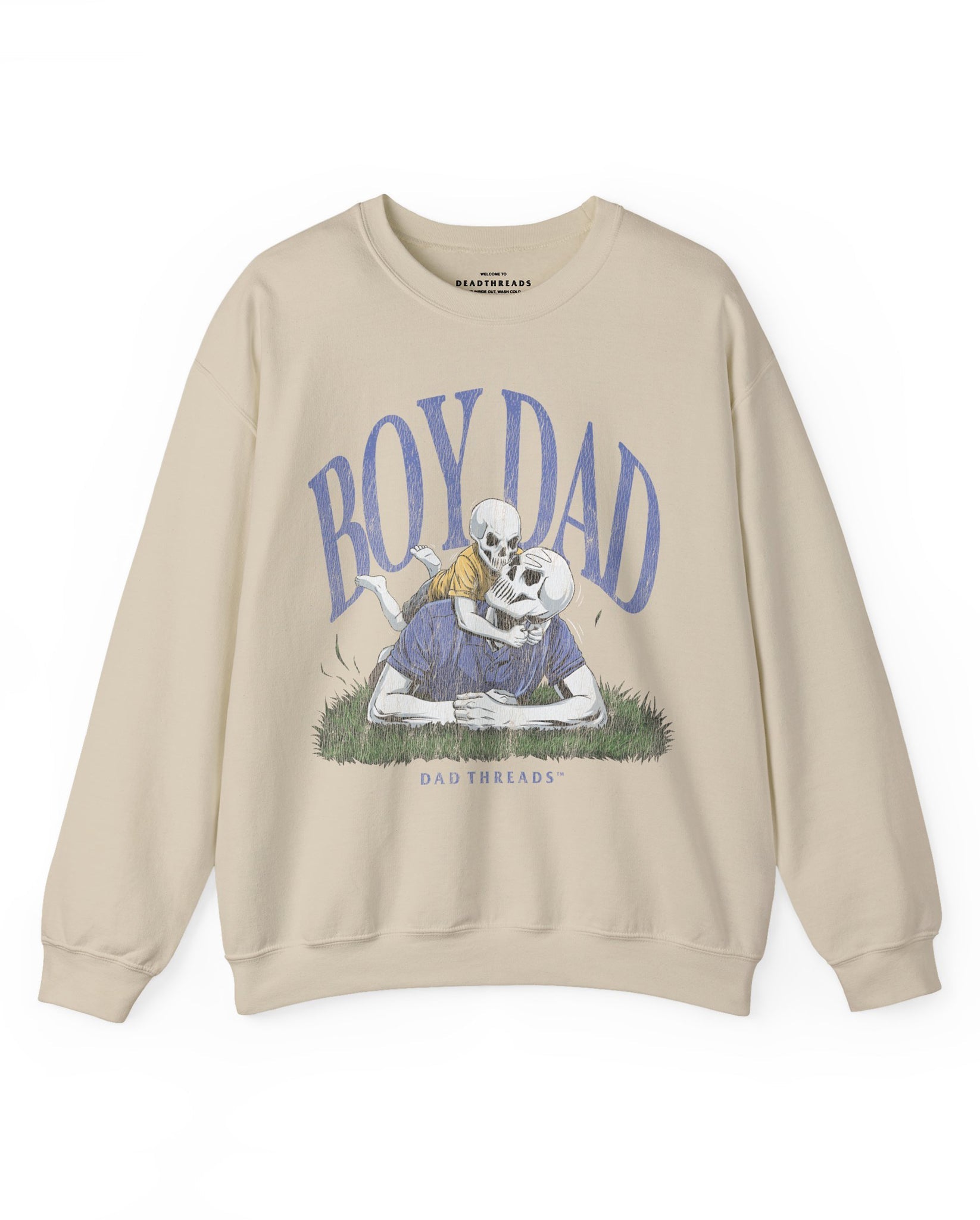 BOY DAD v1 (SOLO PROJECT) - CREWNECK SWEATSHIRT – Sweatshirt – Dead Threads Apparel