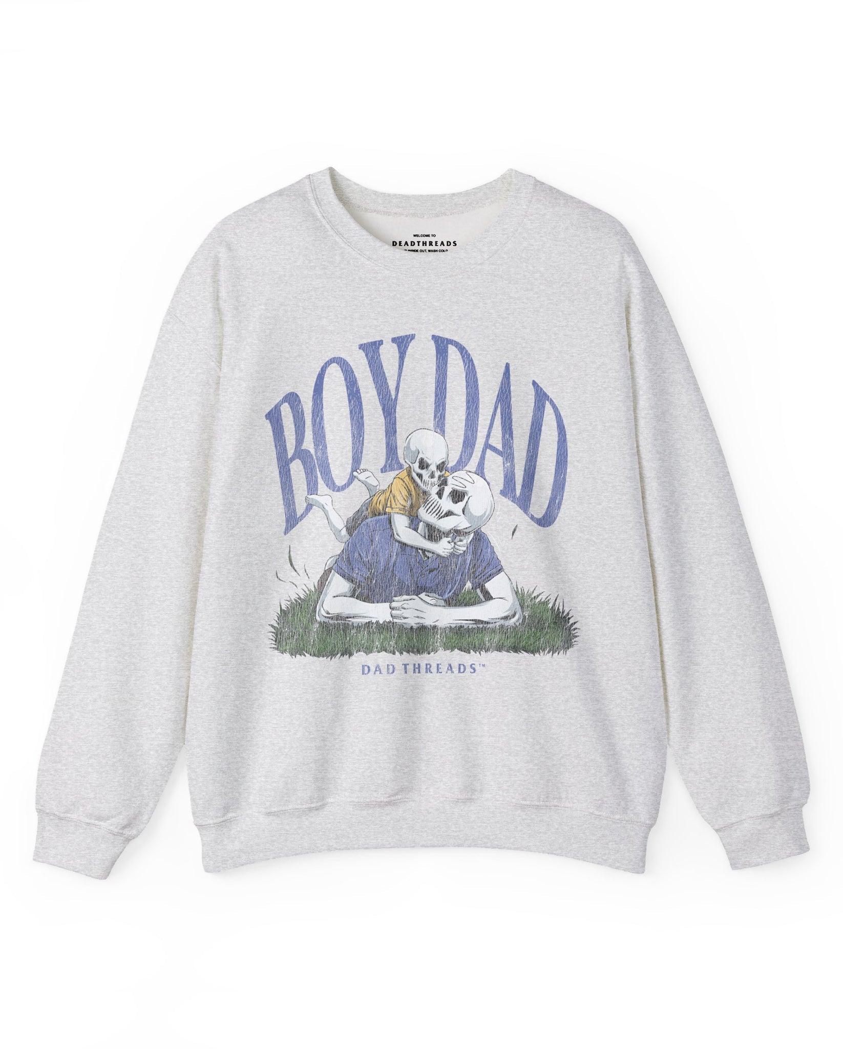 BOY DAD v1 (SOLO PROJECT) - CREWNECK SWEATSHIRT – Sweatshirt – Dead Threads Apparel