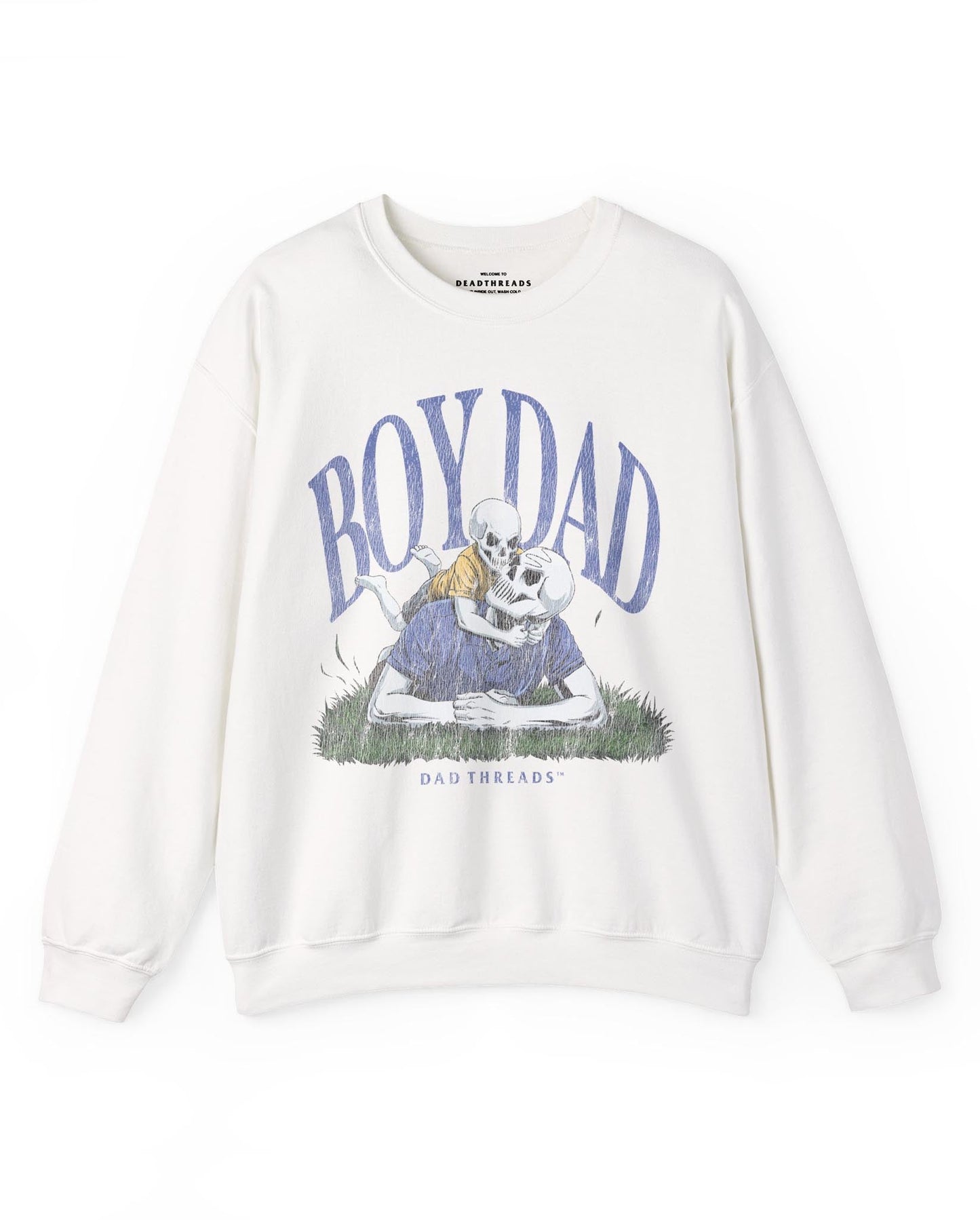 BOY DAD v1 (SOLO PROJECT) - CREWNECK SWEATSHIRT – Sweatshirt – Dead Threads Apparel