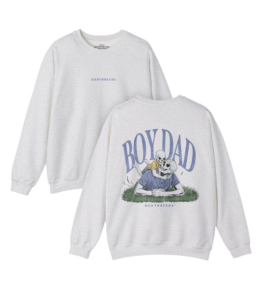 BOY DAD V1 (SOLO PROJECT) - “DT ESSENTIAL" CREWNECK SWEATSHIRT – Sweatshirt – Dead Threads Apparel
