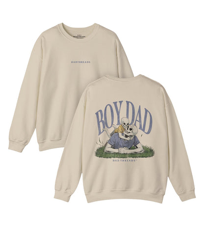 BOY DAD V1 (SOLO PROJECT) - “DT ESSENTIAL" CREWNECK SWEATSHIRT – Sweatshirt – Dead Threads Apparel