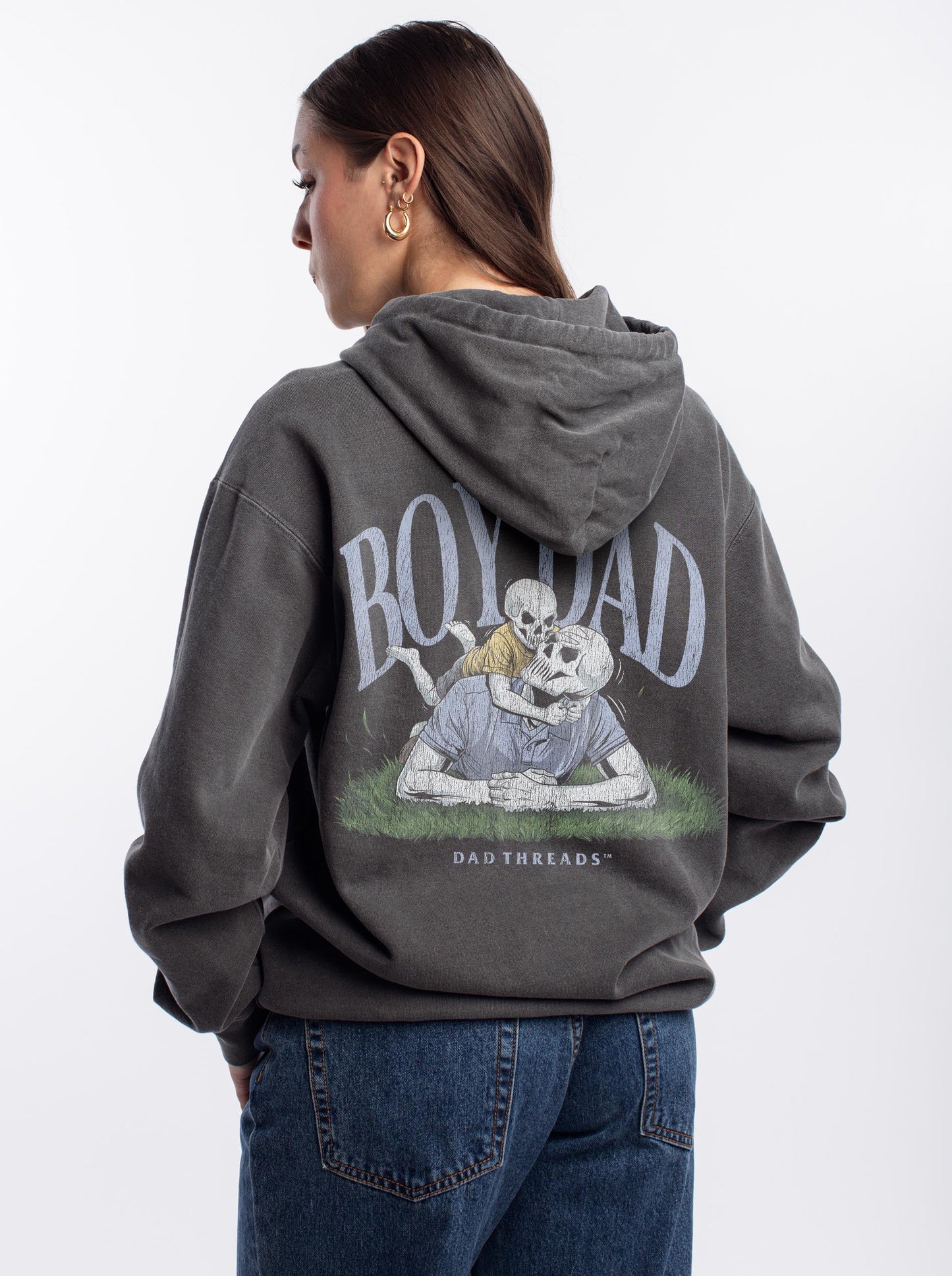 BOY DAD V1 (SOLO PROJECT) - “DT ESSENTIAL" HOODIE – Hoodie – Dead Threads Apparel