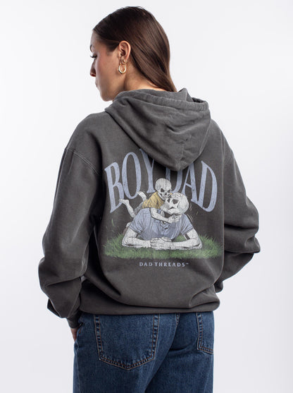 BOY DAD V1 (SOLO PROJECT) - “DT ESSENTIAL" HOODIE – Hoodie – Dead Threads Apparel