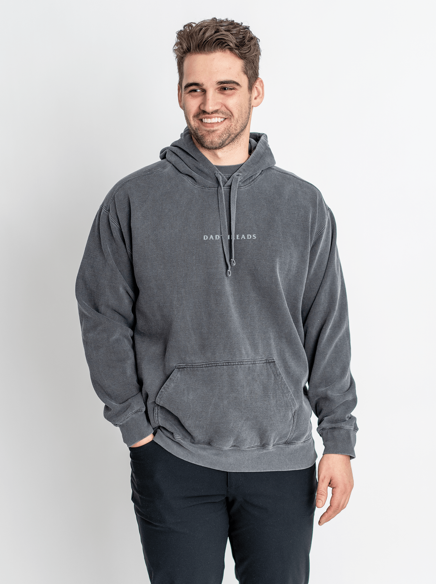 BOY DAD V1 (SOLO PROJECT) - “DT ESSENTIAL" HOODIE – Hoodie – Dead Threads Apparel