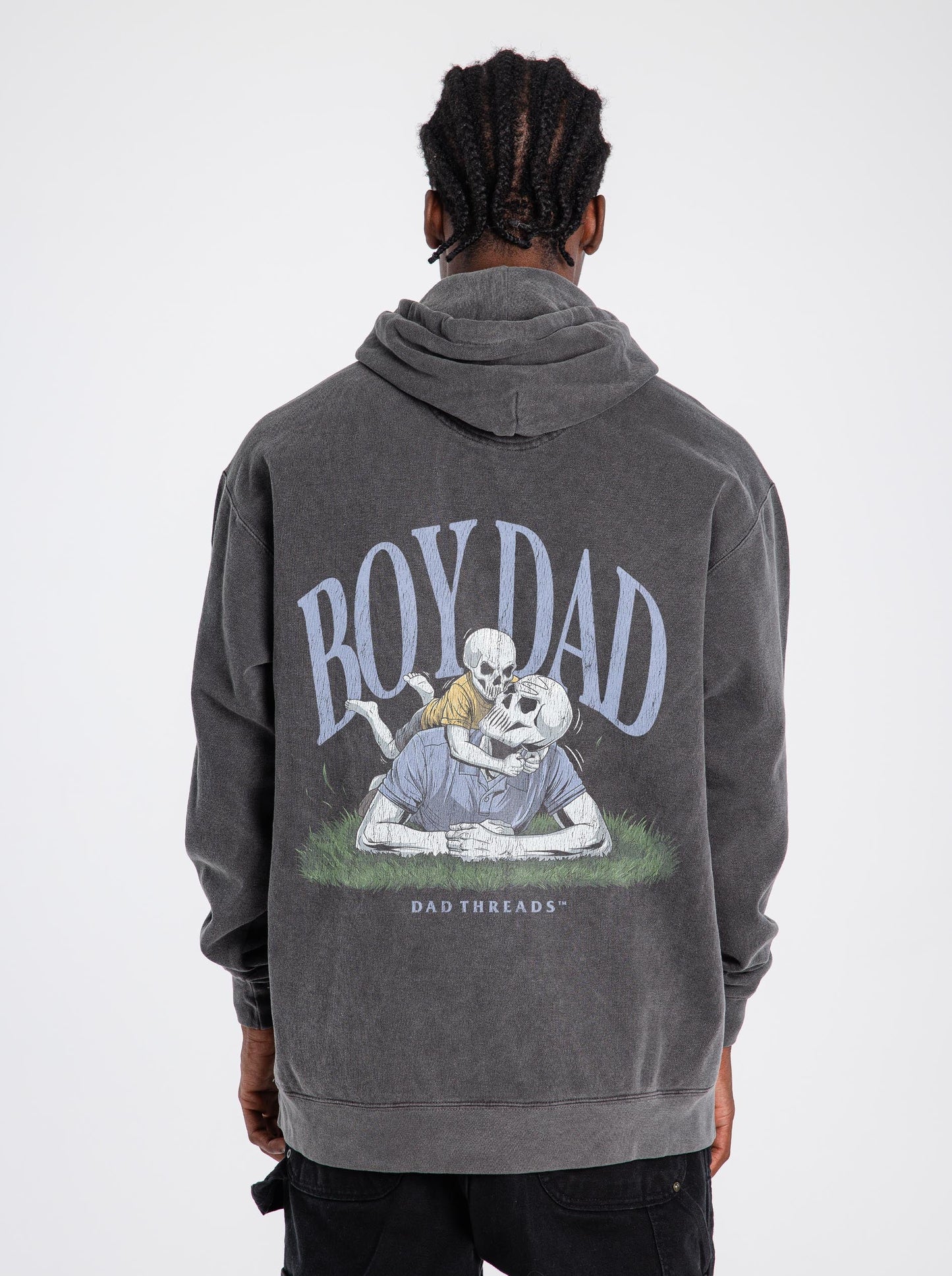 BOY DAD V1 (SOLO PROJECT) - “DT ESSENTIAL" HOODIE – Hoodie – Dead Threads Apparel