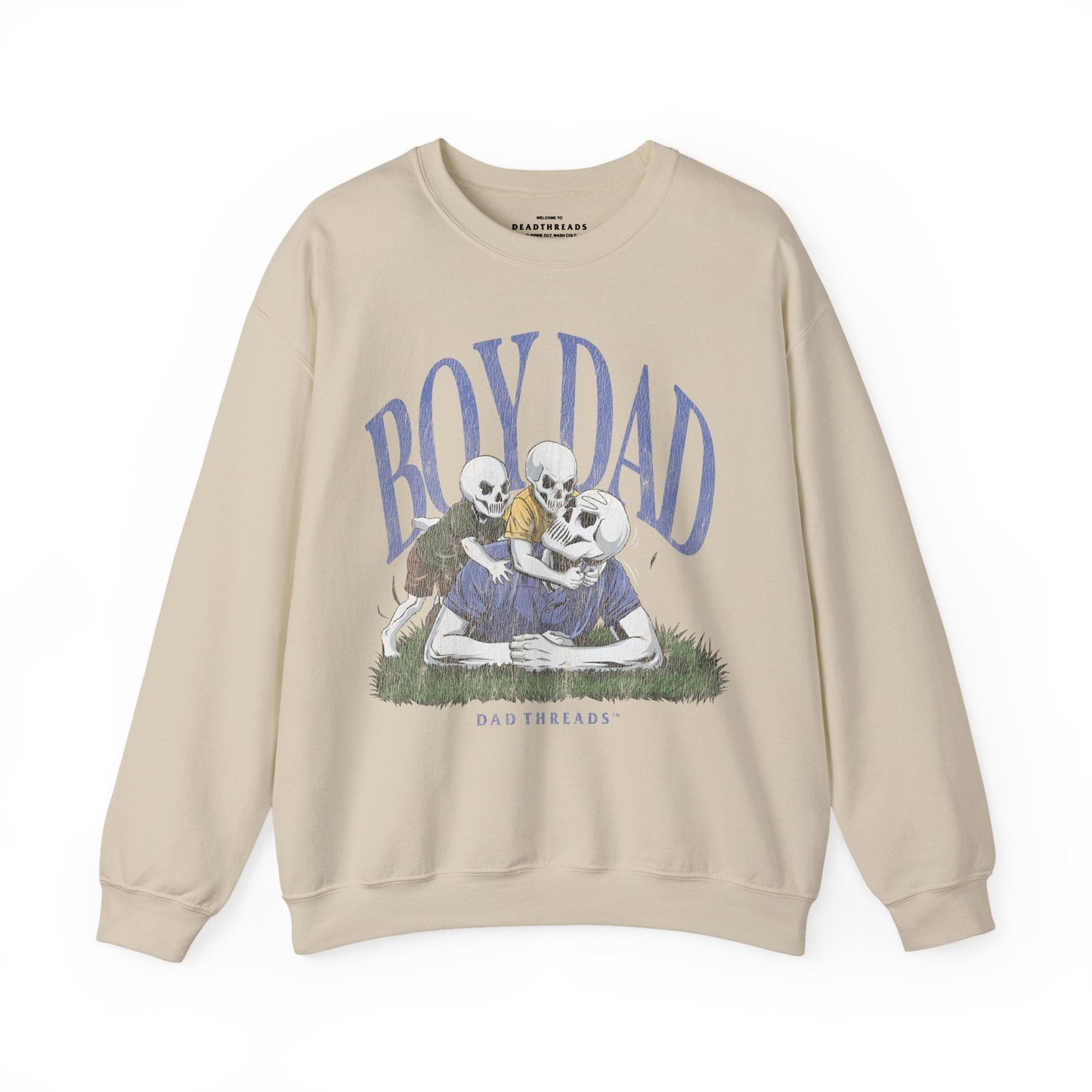 BOY DAD v2 - CREWNECK SWEATSHIRT – Sweatshirt – Dead Threads Apparel