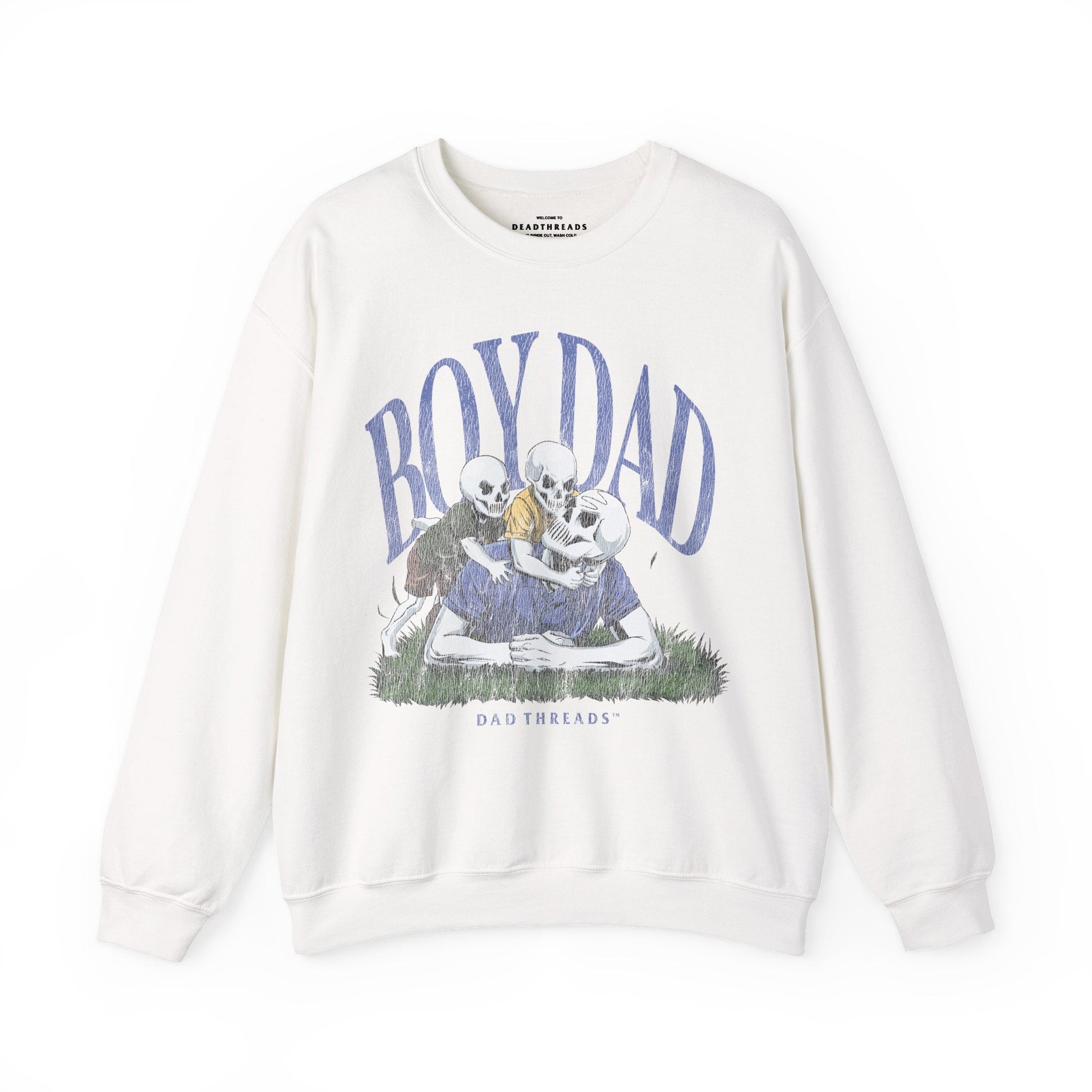 BOY DAD v2 - CREWNECK SWEATSHIRT – Sweatshirt – Dead Threads Apparel