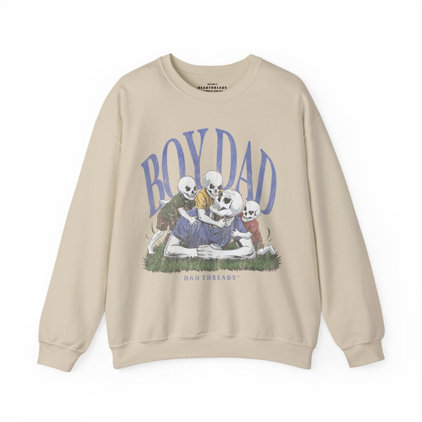 BOY DAD v3 - CREWNECK SWEATSHIRT – Sweatshirt – Dead Threads Apparel