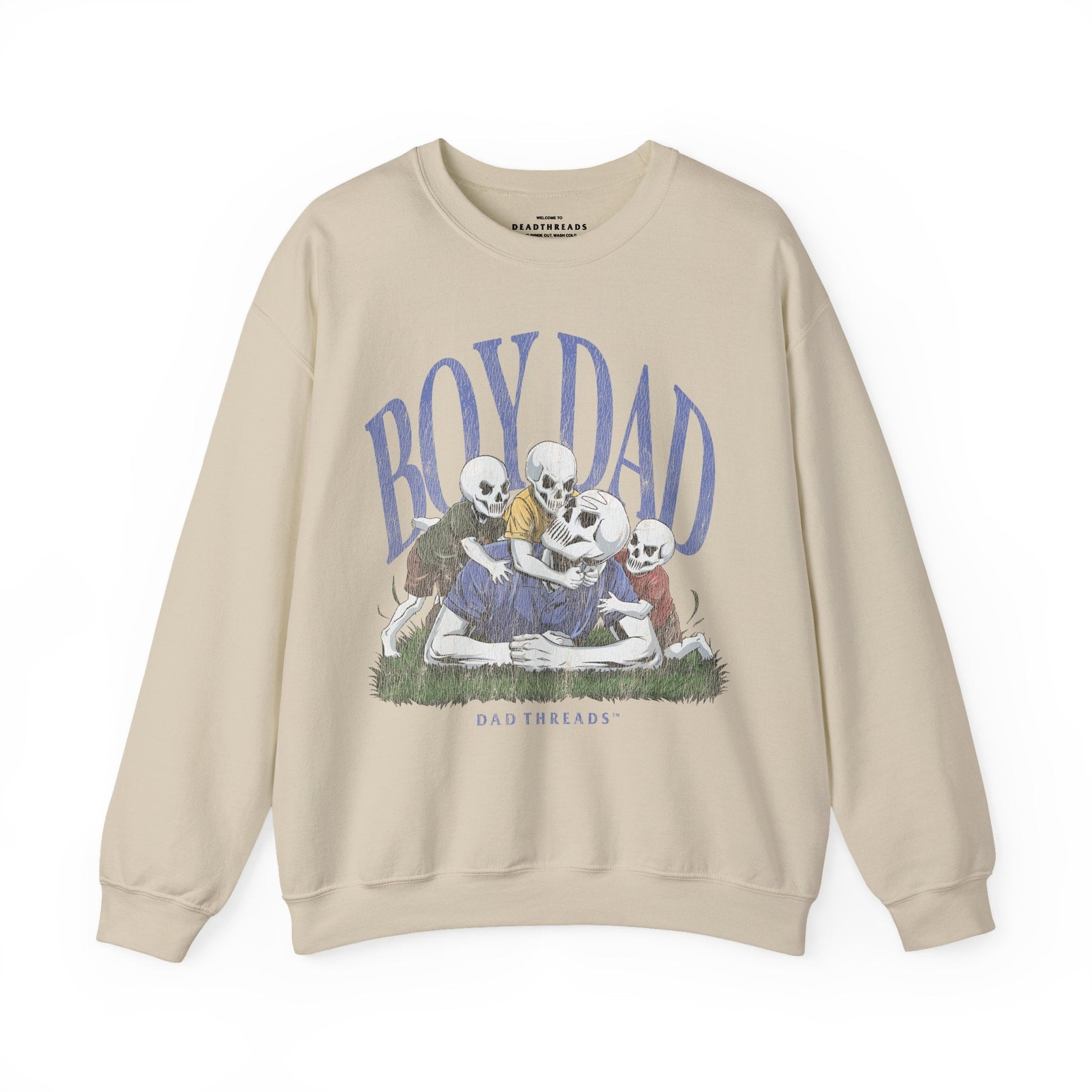 BOY DAD v3 - CREWNECK SWEATSHIRT – Sweatshirt – Dead Threads Apparel