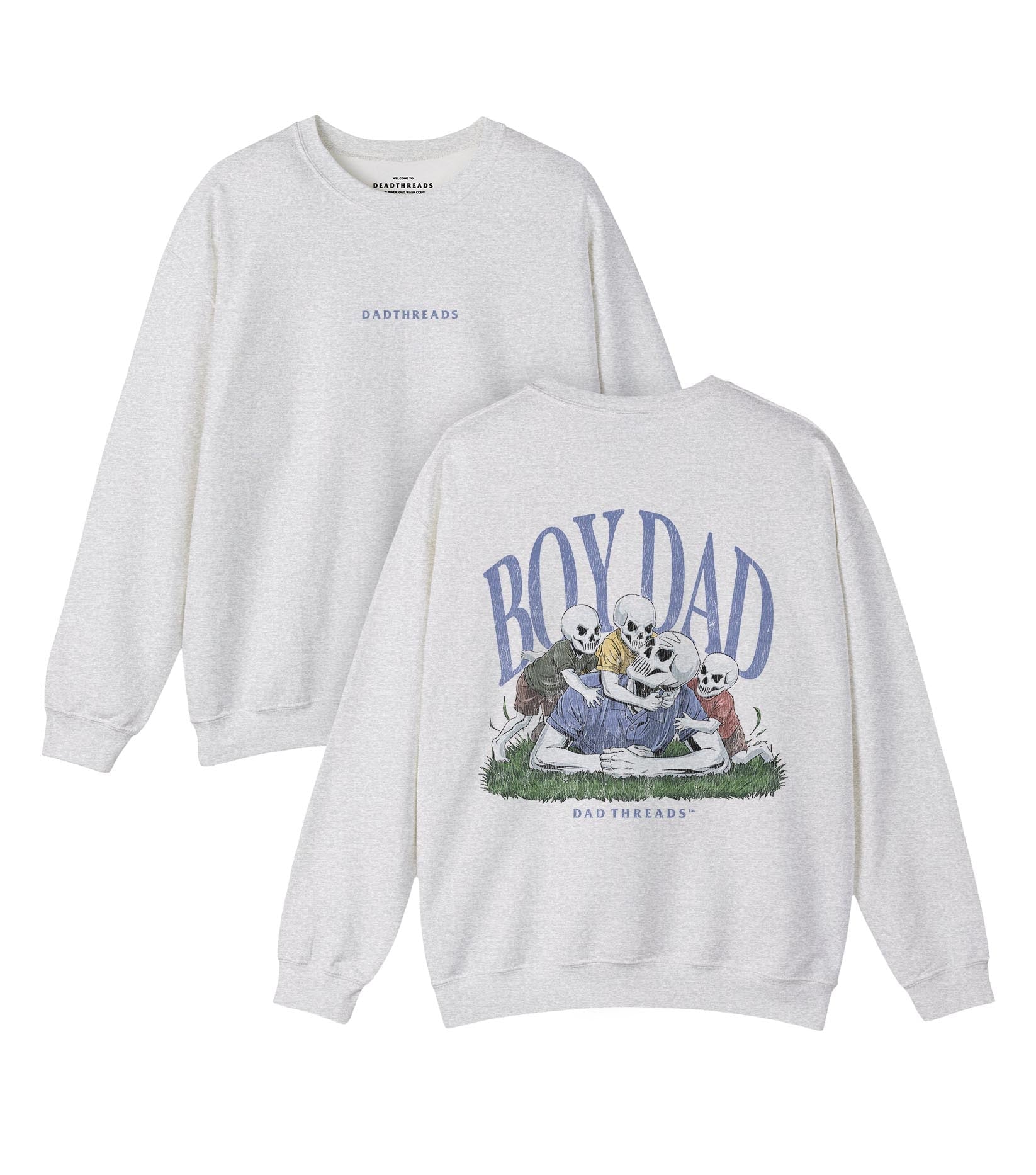 BOY DAD v3 - “DT ESSENTIAL" CREWNECK SWEATSHIRT – Sweatshirt – Dead Threads Apparel