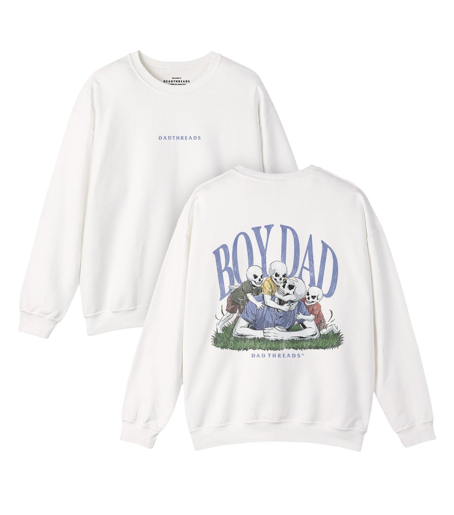 BOY DAD v3 - “DT ESSENTIAL" CREWNECK SWEATSHIRT – Sweatshirt – Dead Threads Apparel